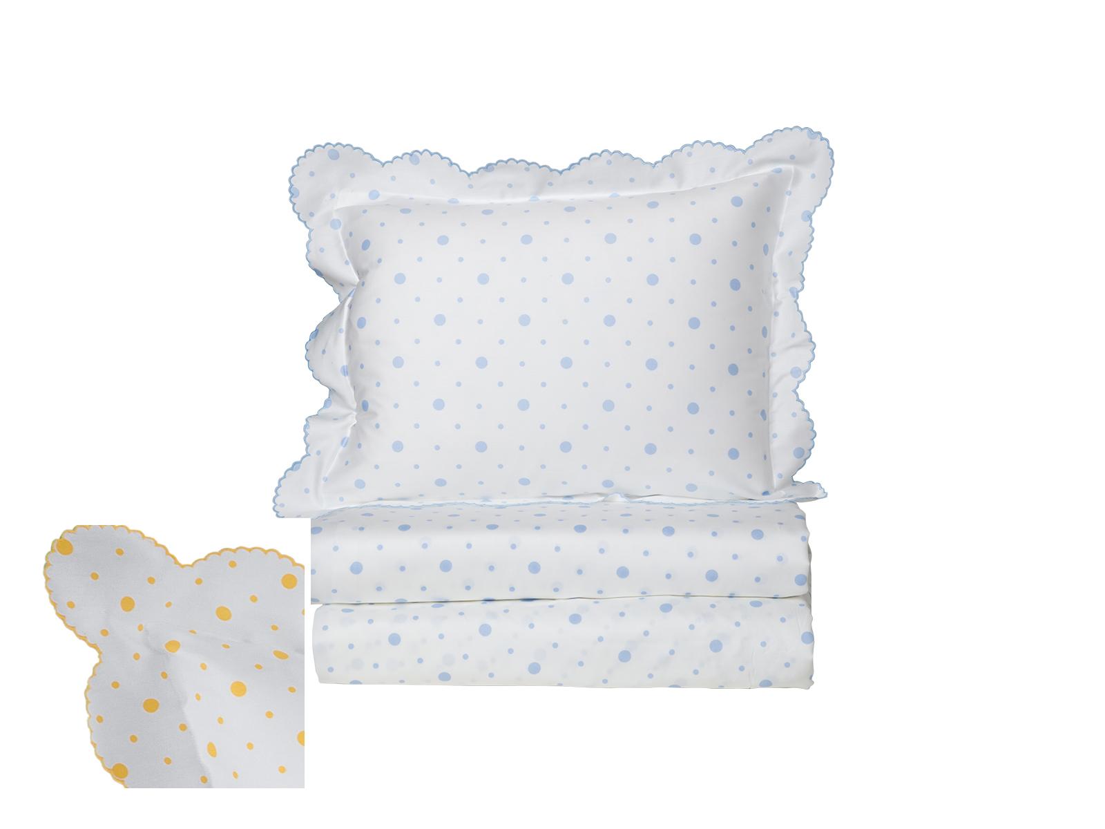 Petit Pois Fitted Sheets,Yellow (Twin )