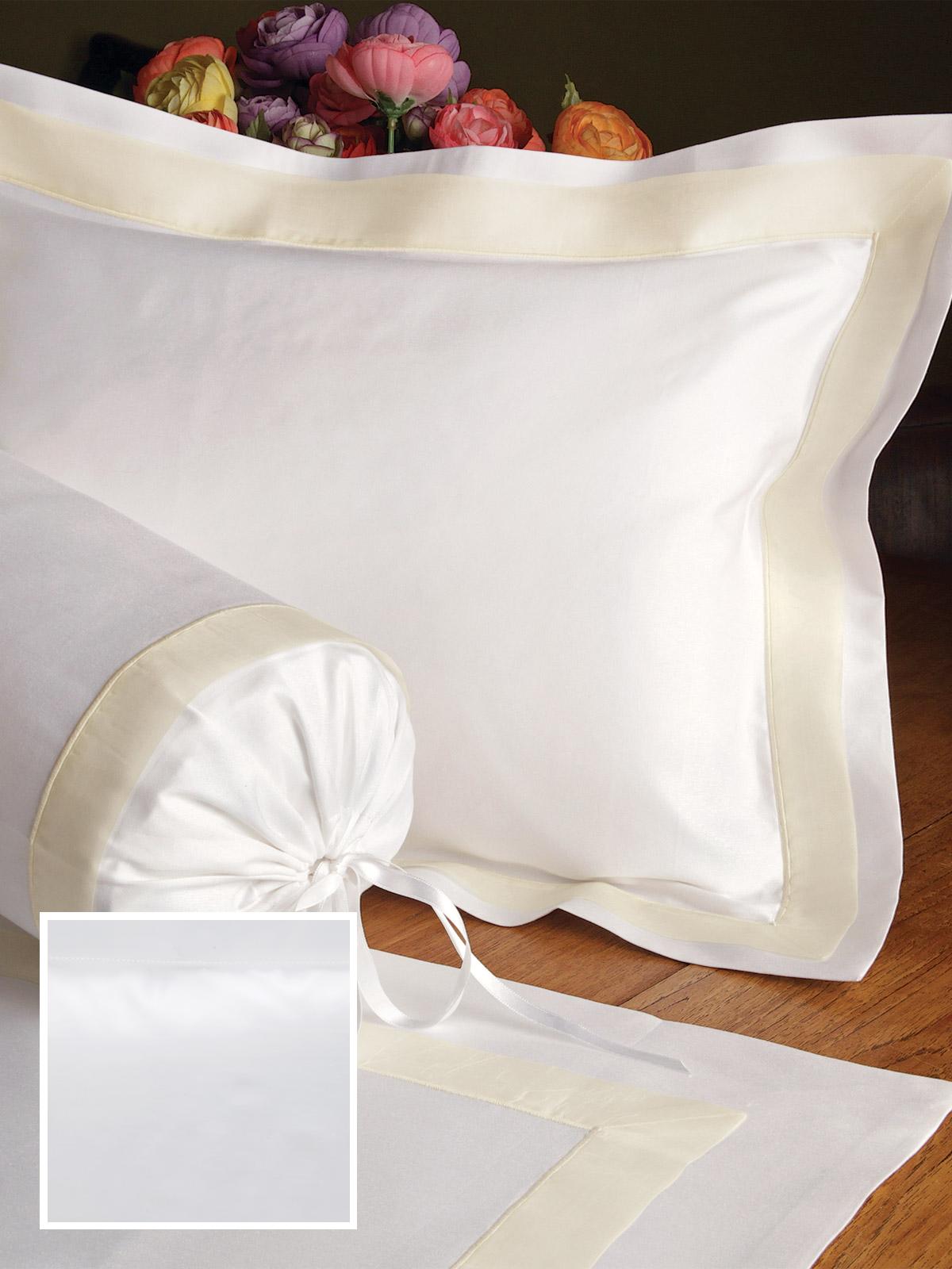 Crème de la Crème Fitted Sheets,Fitted White Sateen (Queen )