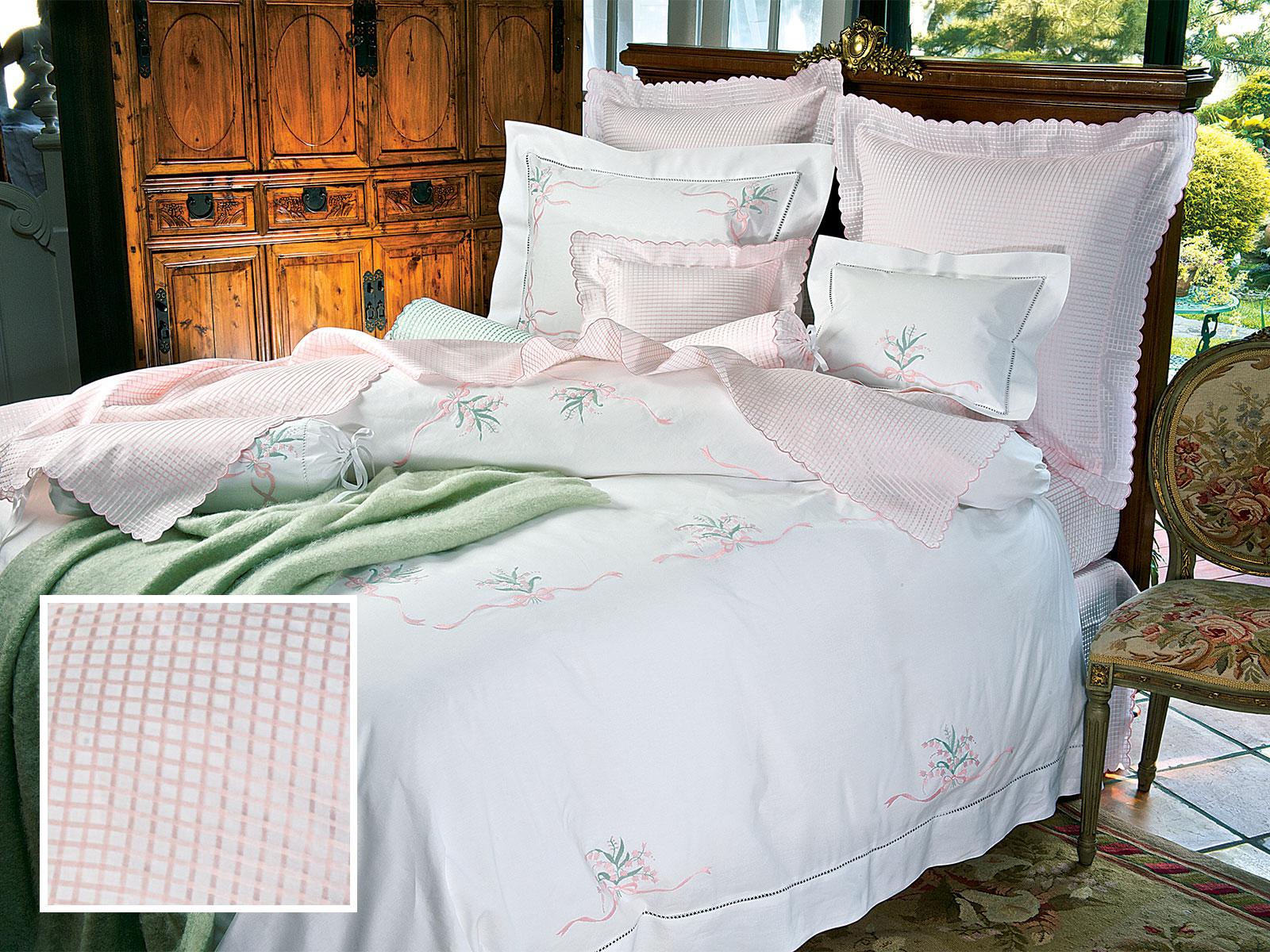 Cancellino Fitted Sheets,Petal Pink (Queen )