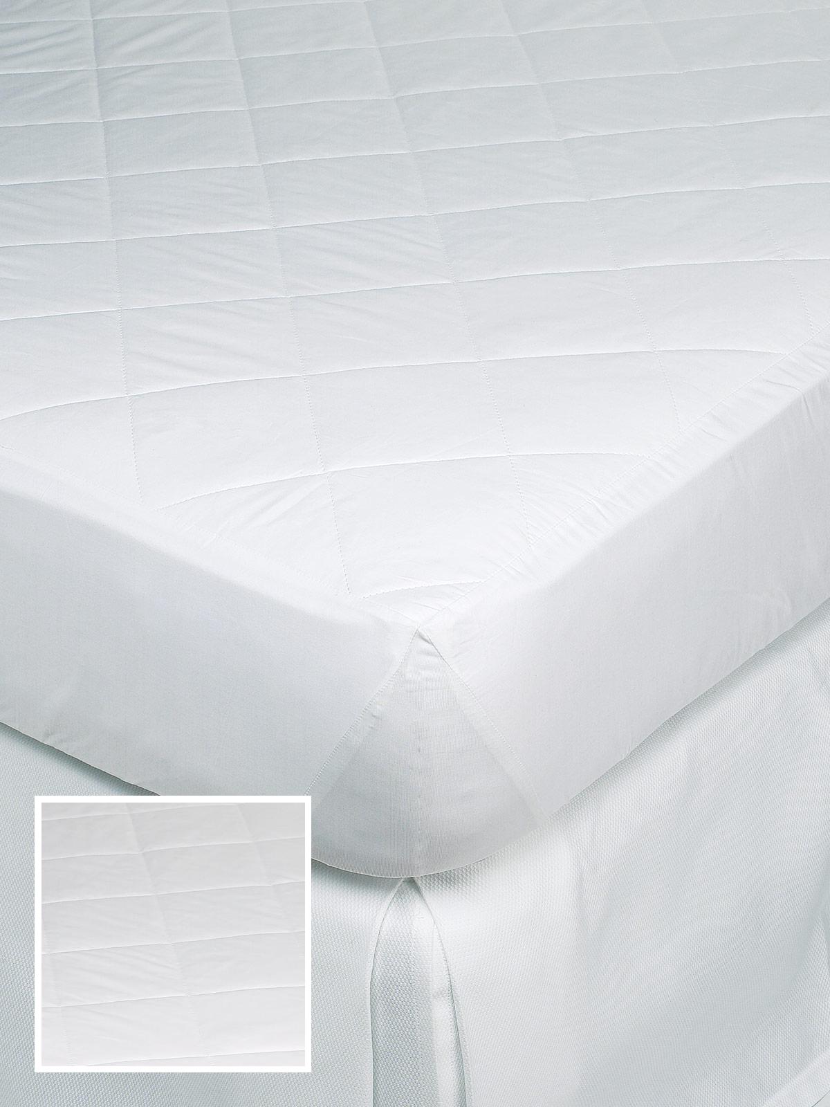 Cotton Mattress Pads Mattress Pads,White (Twin Ex. Long )