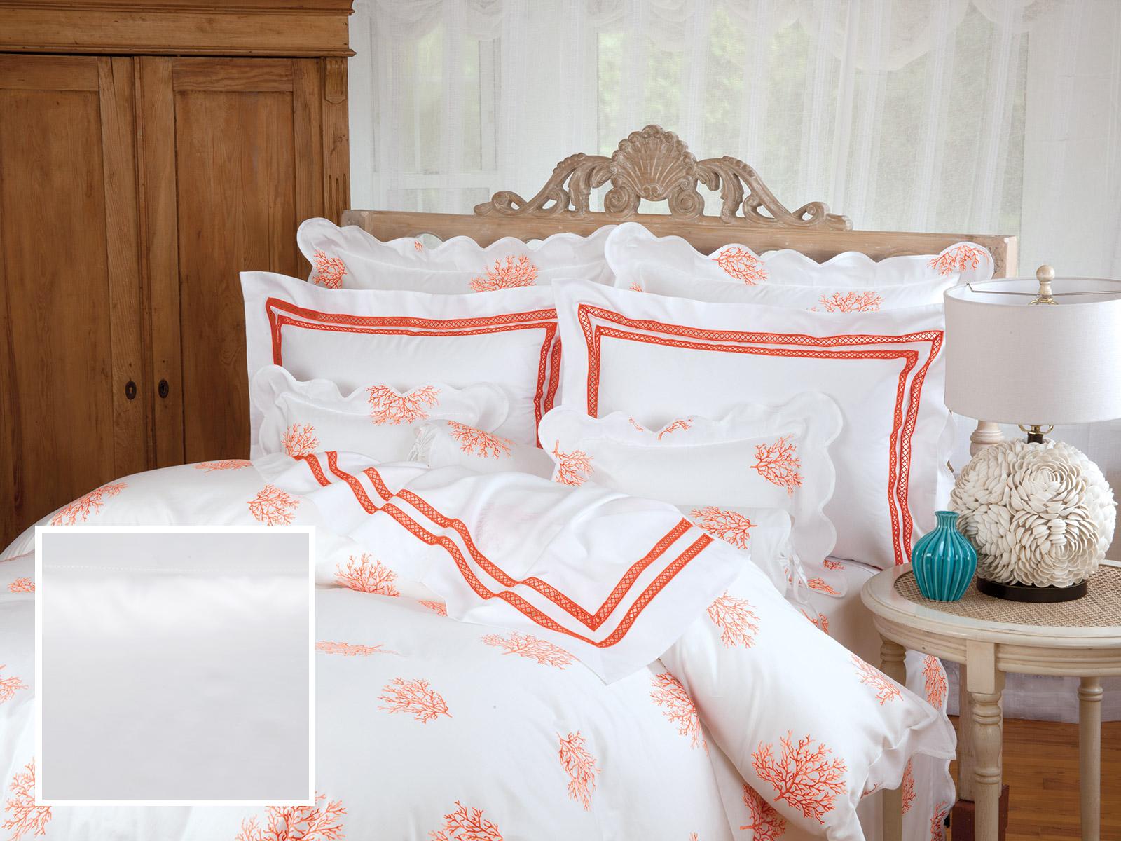 Serena Fitted Sheets,Fitted White Sateen (King )