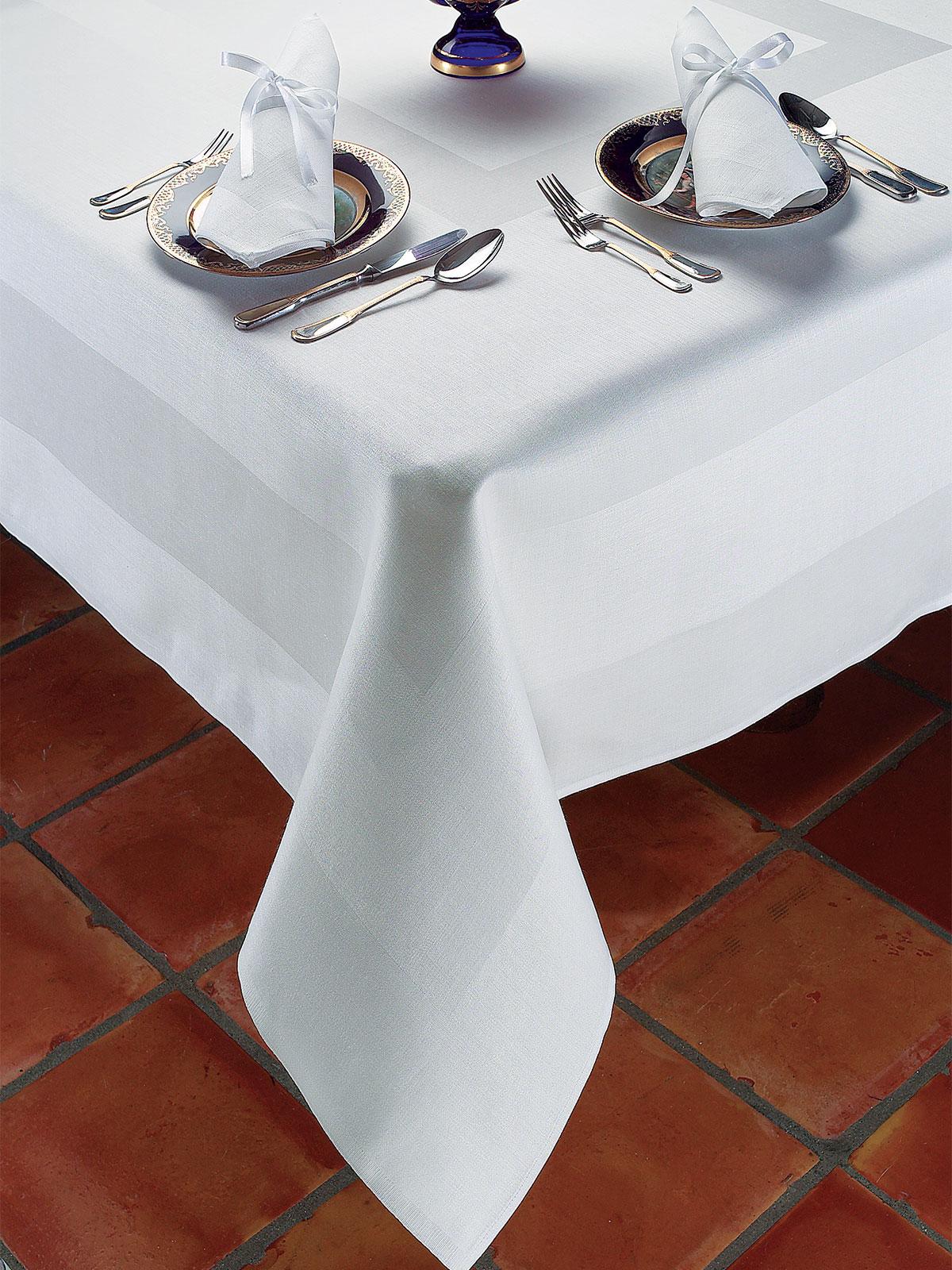 Breton Table Linens Tablecloths, Beige (70 X 90)