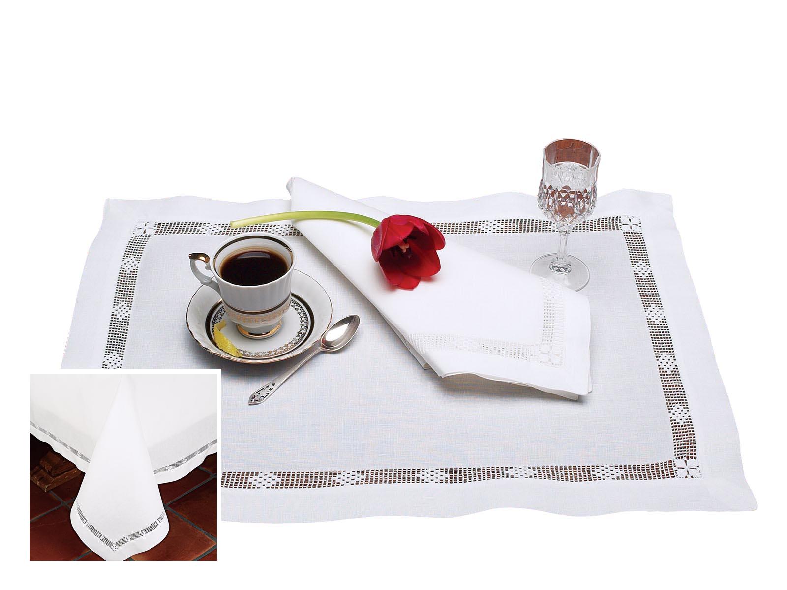 Beresford Placemats, White (1 Dozen)