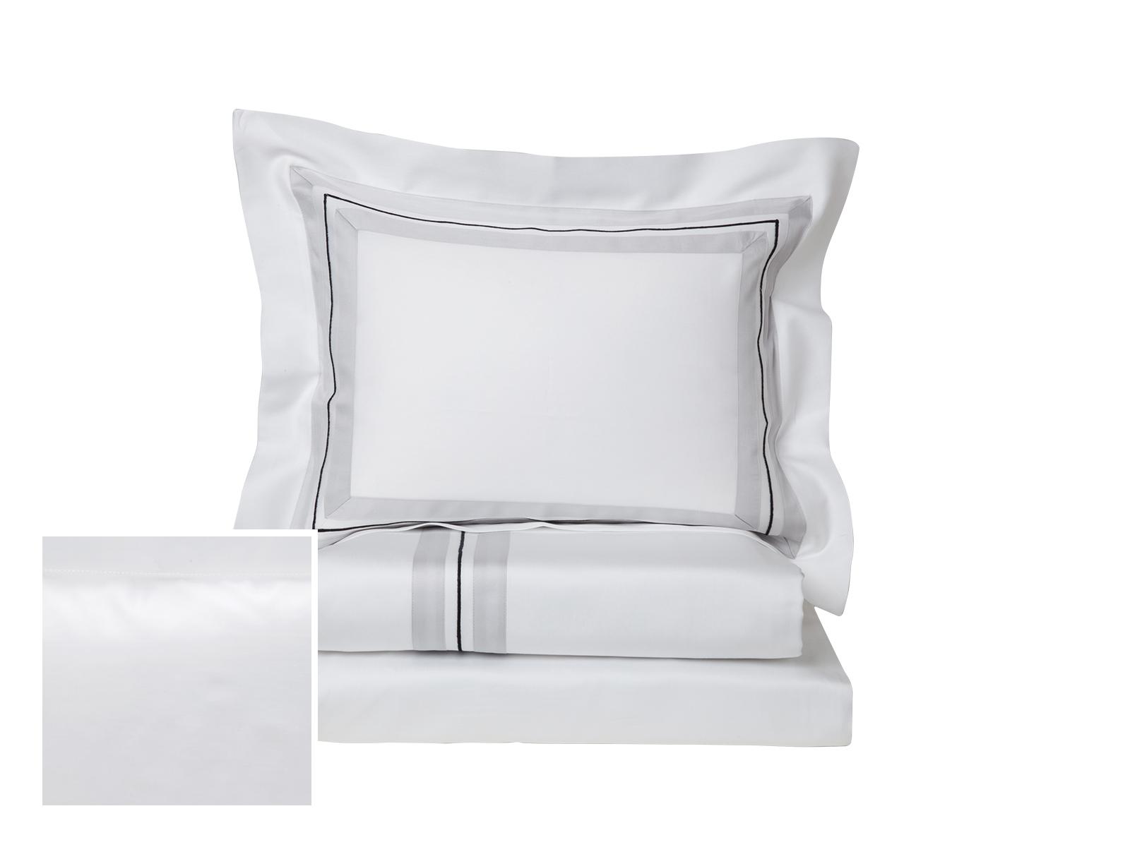 Americana Fitted Sheets,Fitted White Sateen (Twin )
