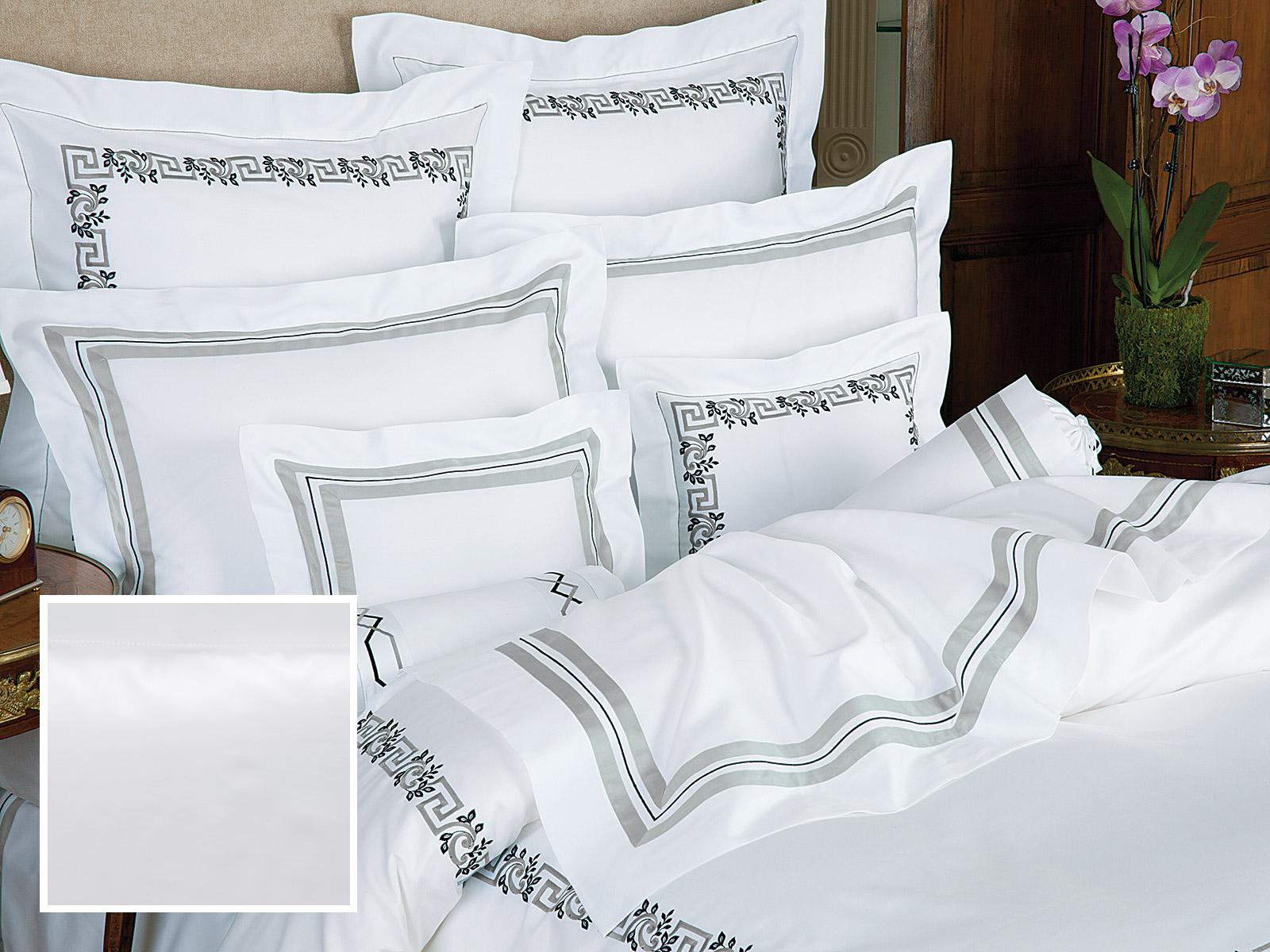 Olympus Fitted Sheets,Fitted White Sateen (Full )