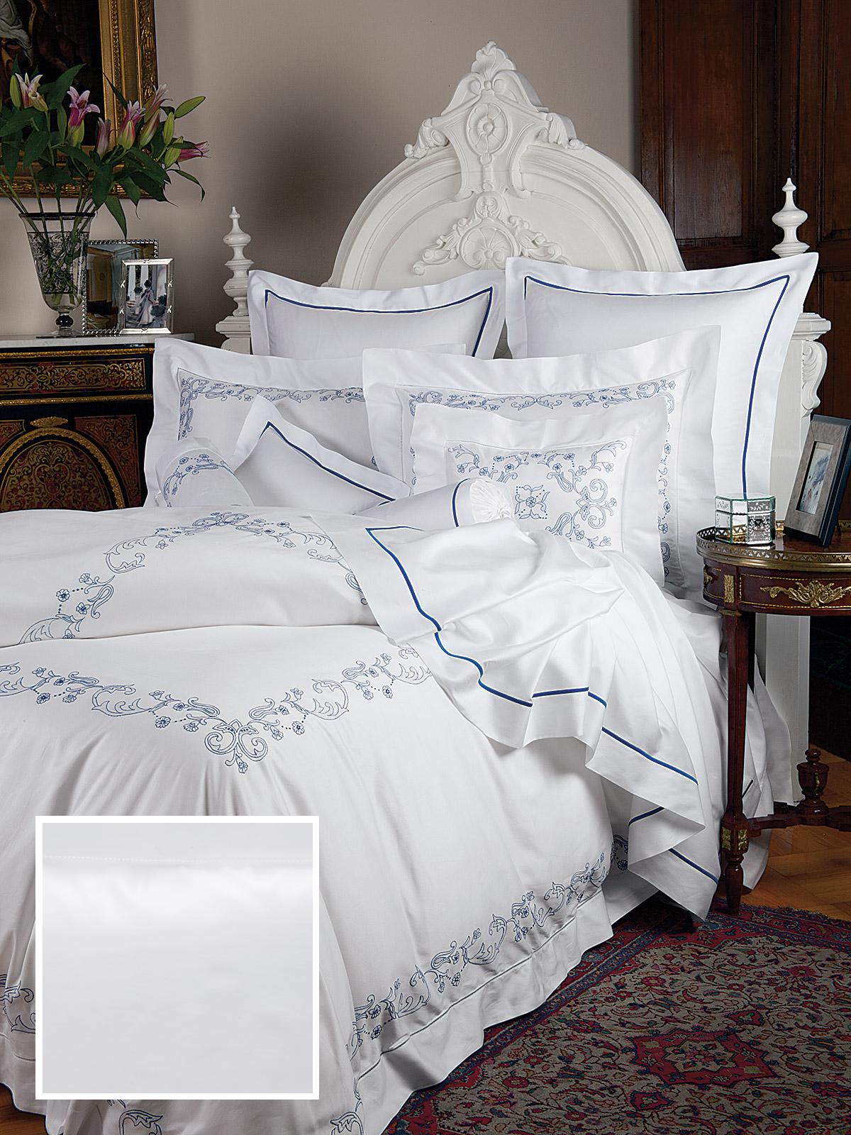 Marley Fitted Sheets,Fitted White Sateen (Twin )