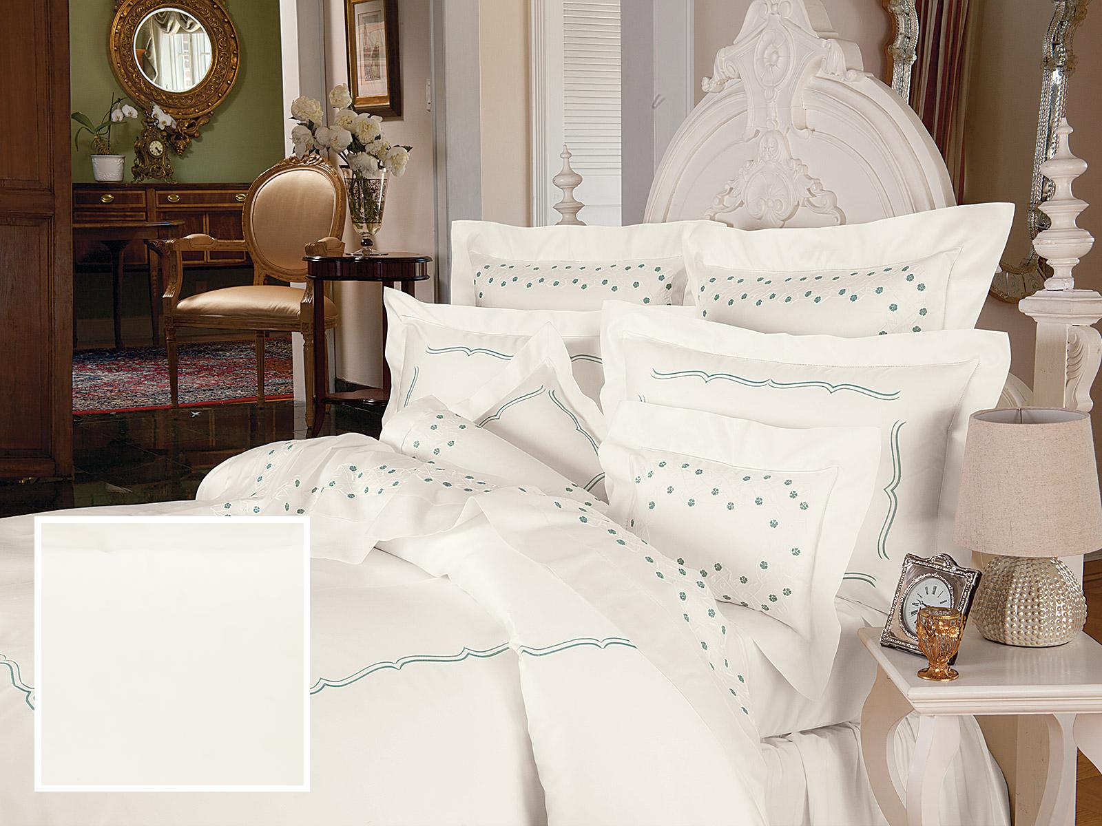 Castle Hill Fitted Sheets,Fitted Ivory Sateen (Full )