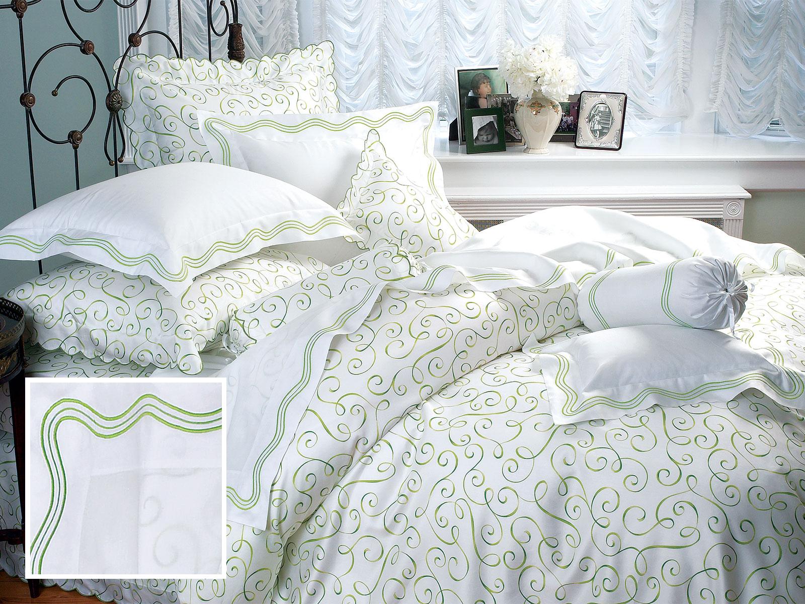 Portofino Shams,Green (Boudoir )