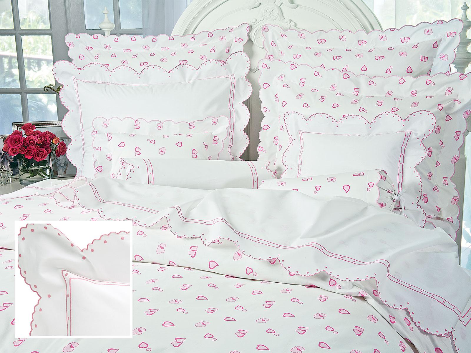 Le Belle Pois Sheet Sets,Pink (Queen )