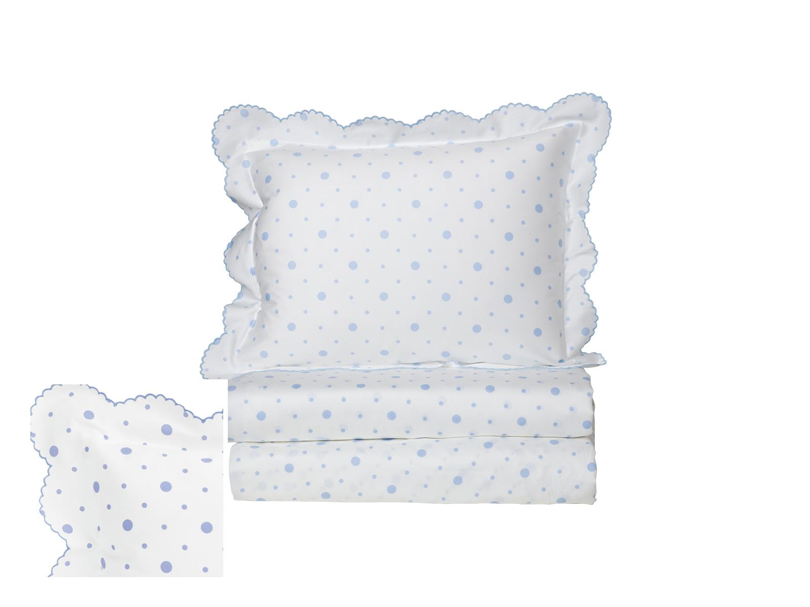 Petit Pois Sheet Sets,Blue (Queen )