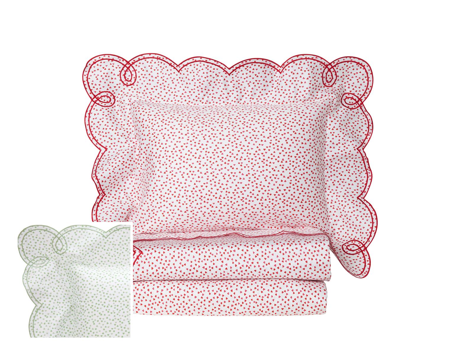 Artsy Hearts Sheet SetsGreen Twin