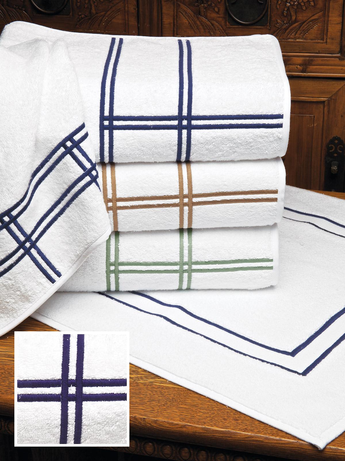 New York Towels Bath Set, Navy (Studio (1 Bath, 1 Hand, 1 Wash))