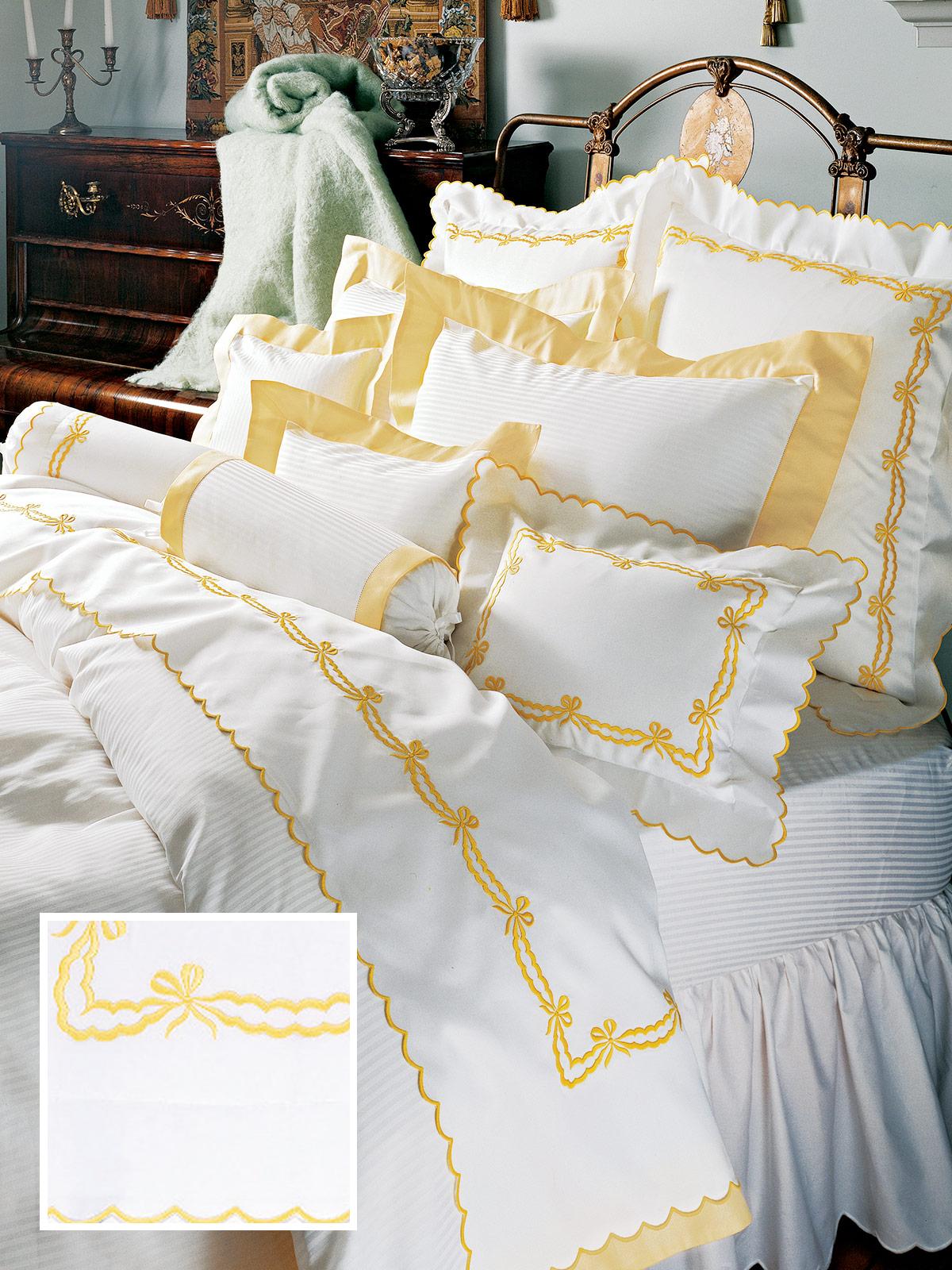 Angelica Sheet Sets,Yellow (Queen )