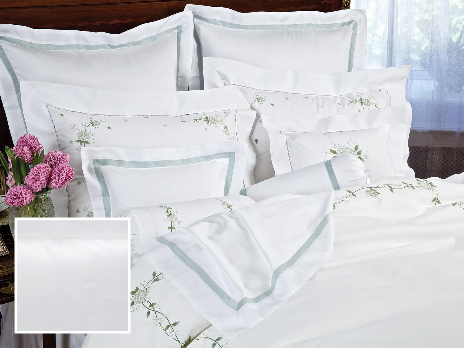 Cortina Fitted Sheets,Fitted White Sateen (King )