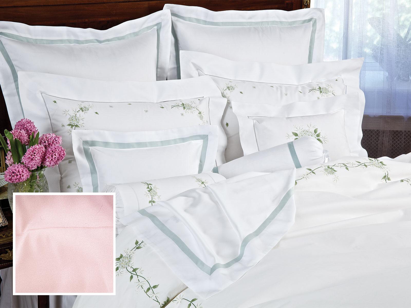 Cortina Fitted Sheets,Fitted Pink Sateen (Cal. King )