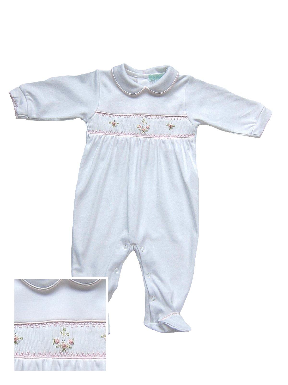 Audrey - Smocked Jumpsuit Smocked Jumpsuit, White (3M)