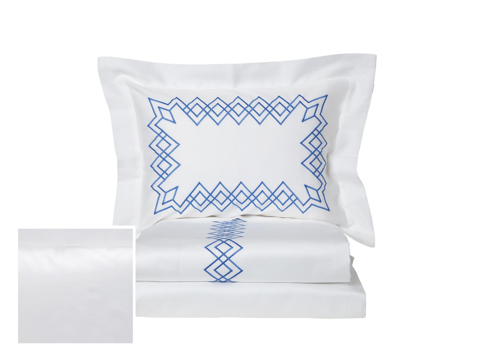 Deco Fitted Sheets,Fitted White Sateen (Twin )