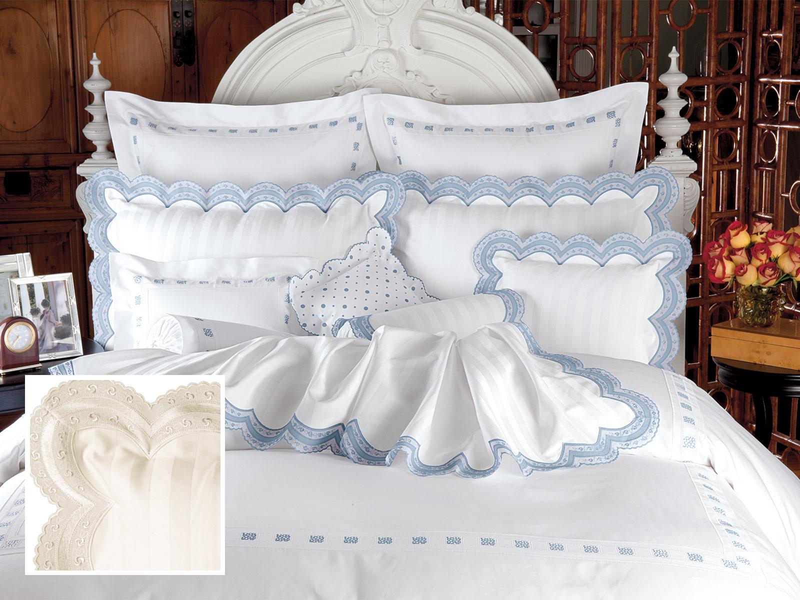 Barolo Duvet Covers Ivory On Ivory (Queen,each)