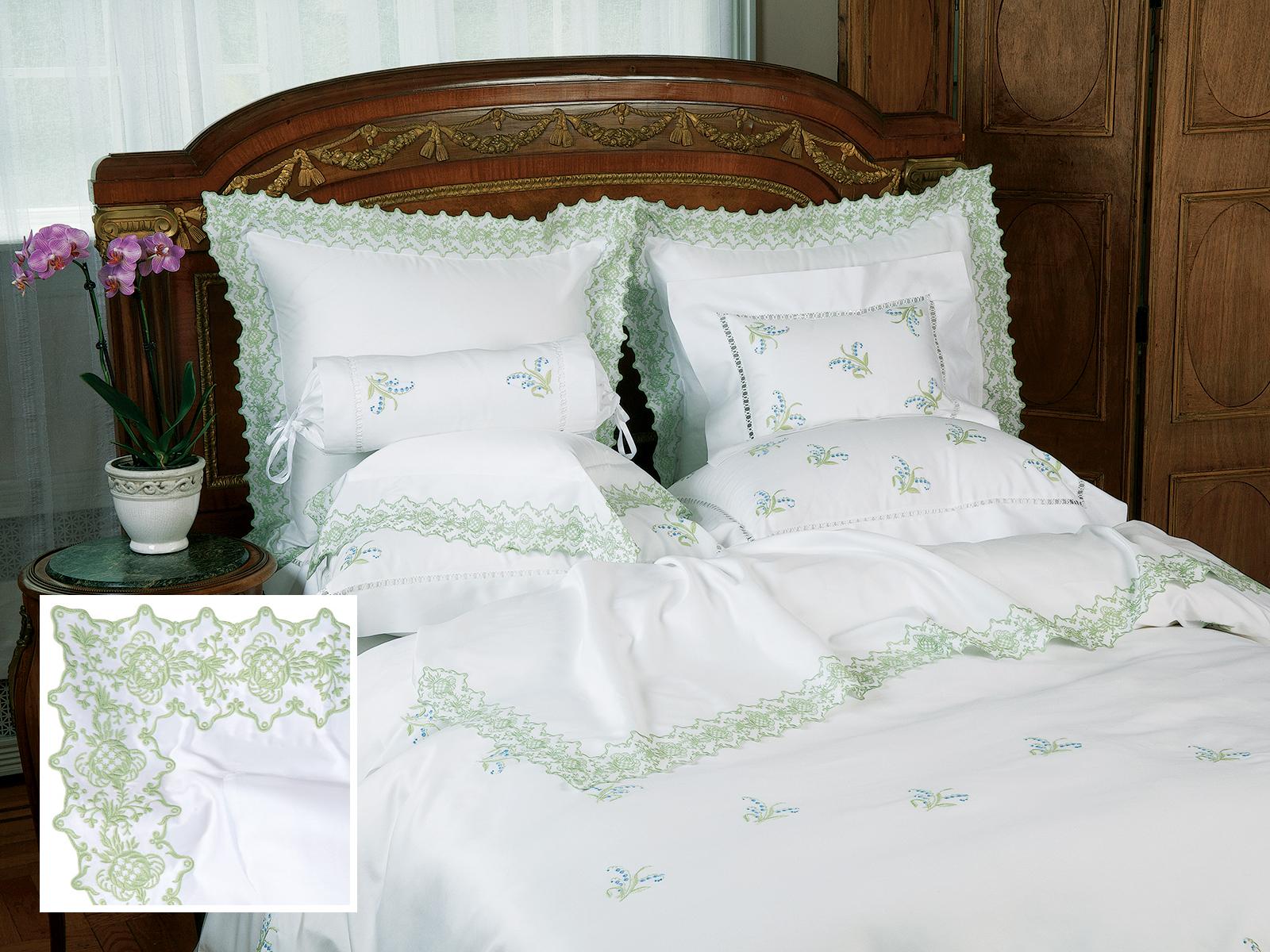 Chantilly Sheet Sets,Green (Queen )