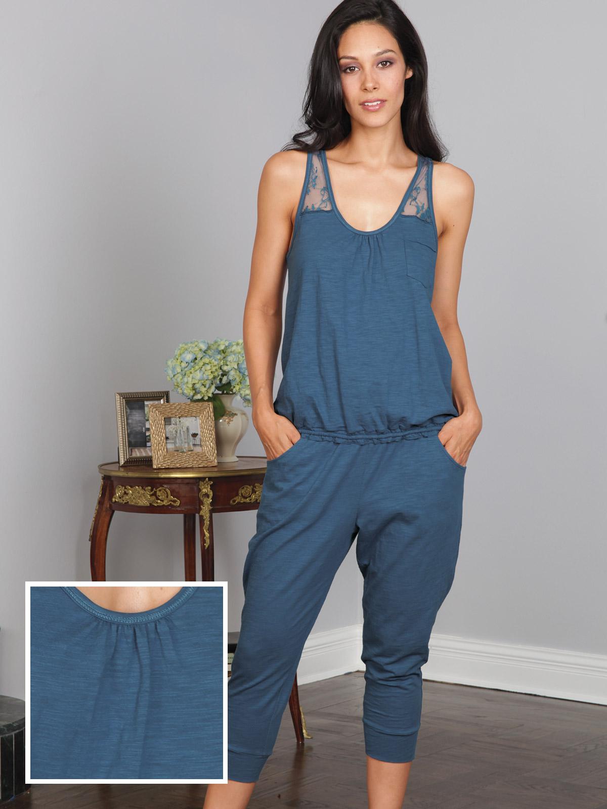 Faith Loungewear, Smoke Blue (Small)