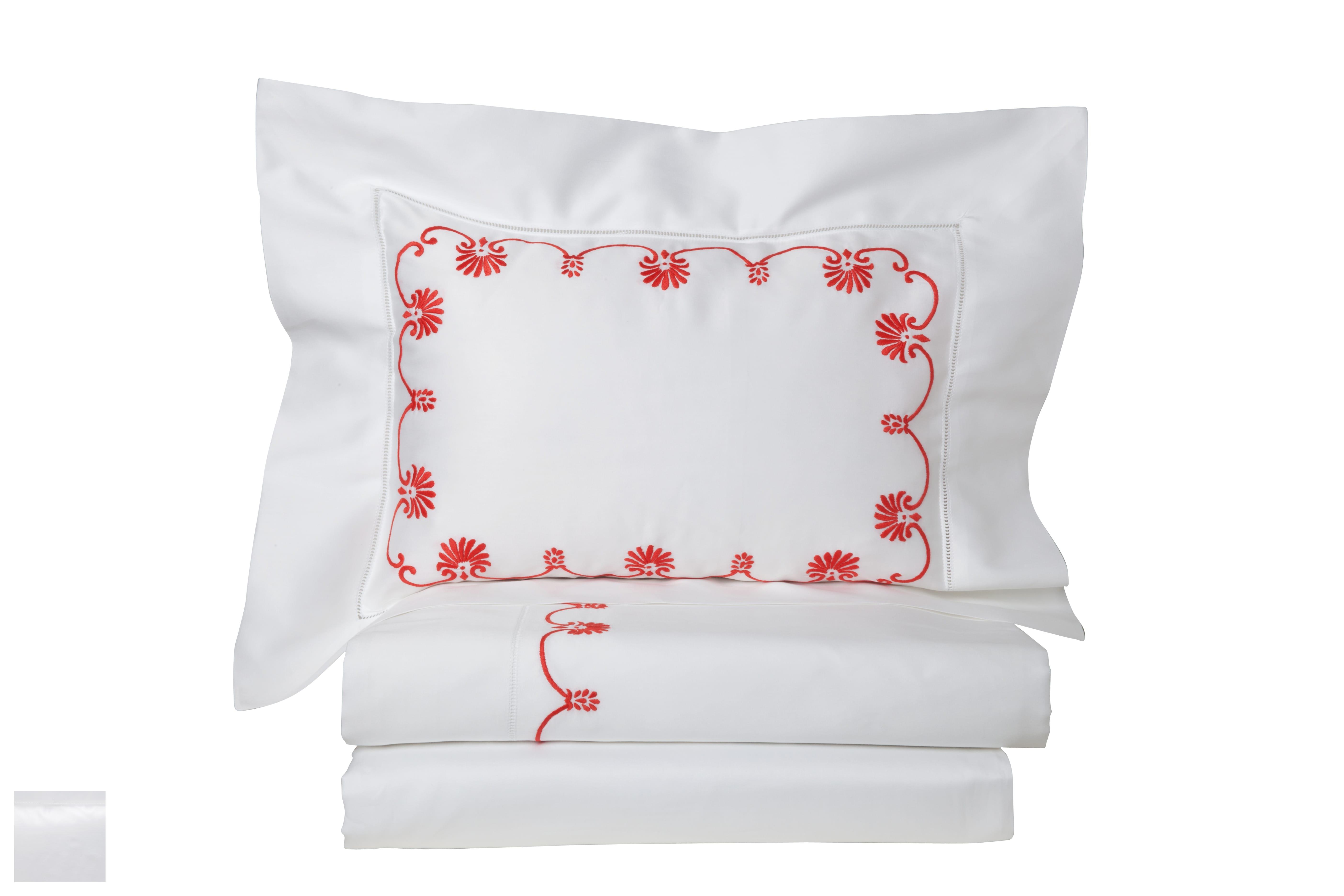 Sympatico Fitted Sheets,Fitted White Sateen (Queen )