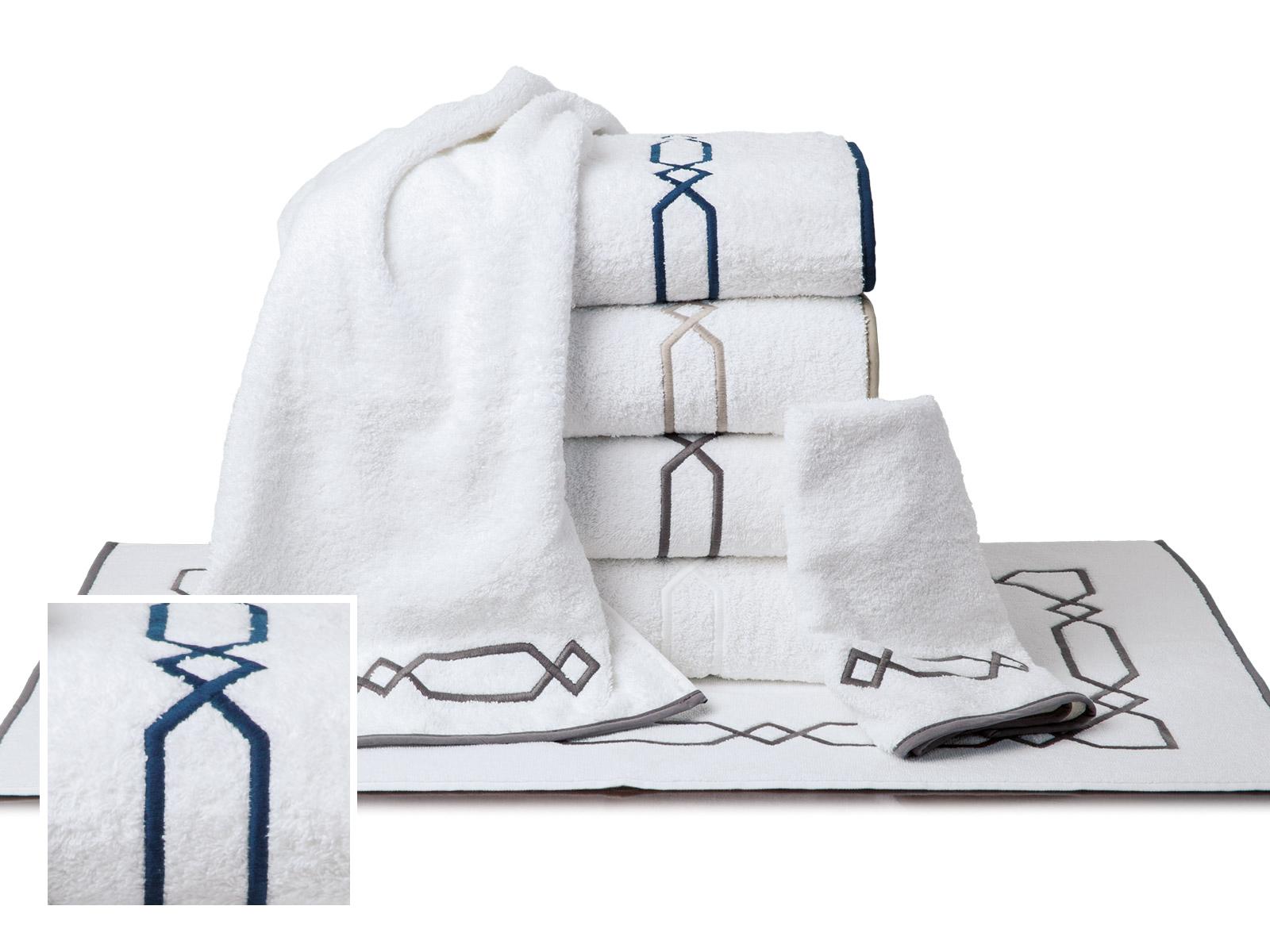 Canton Towels Bath Set, Navy (Studio (1 Bath, 1 Hand, 1 Wash))