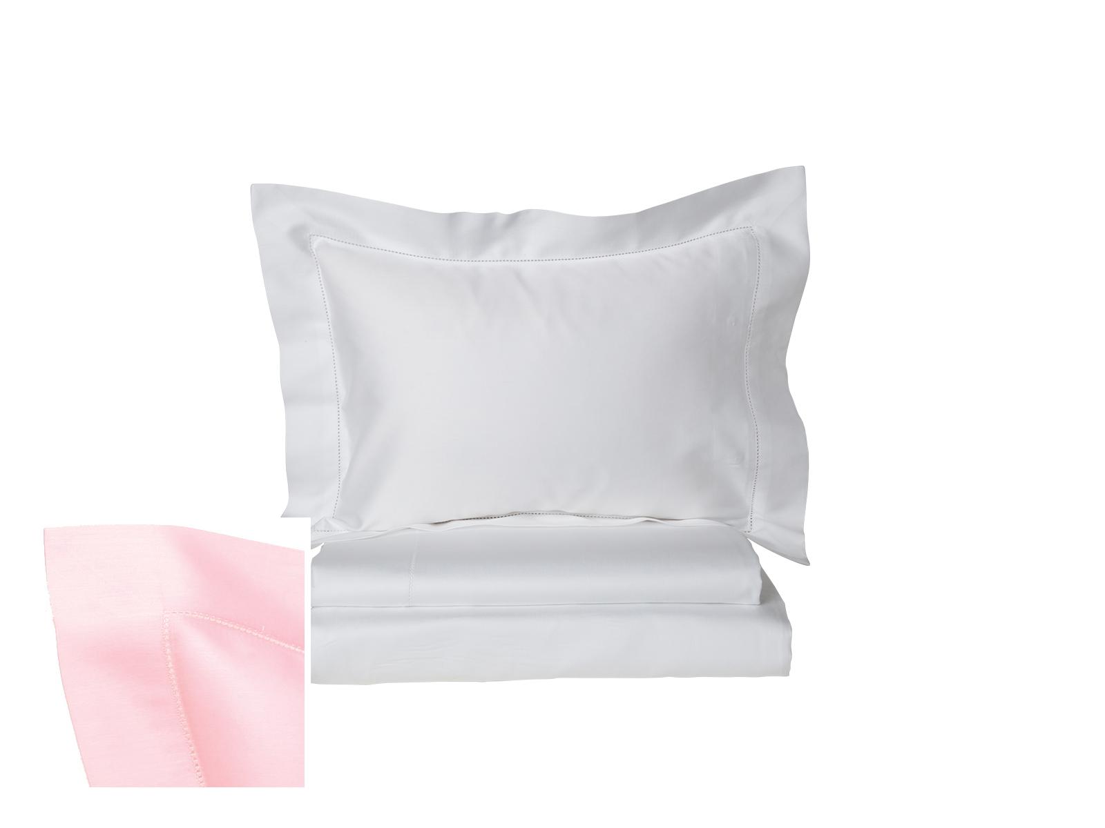 Diplomat Sheet Sets Light, Pastel Pink (King (1 Fitted, 2 Std. Shams, 1 Duvet Cover))