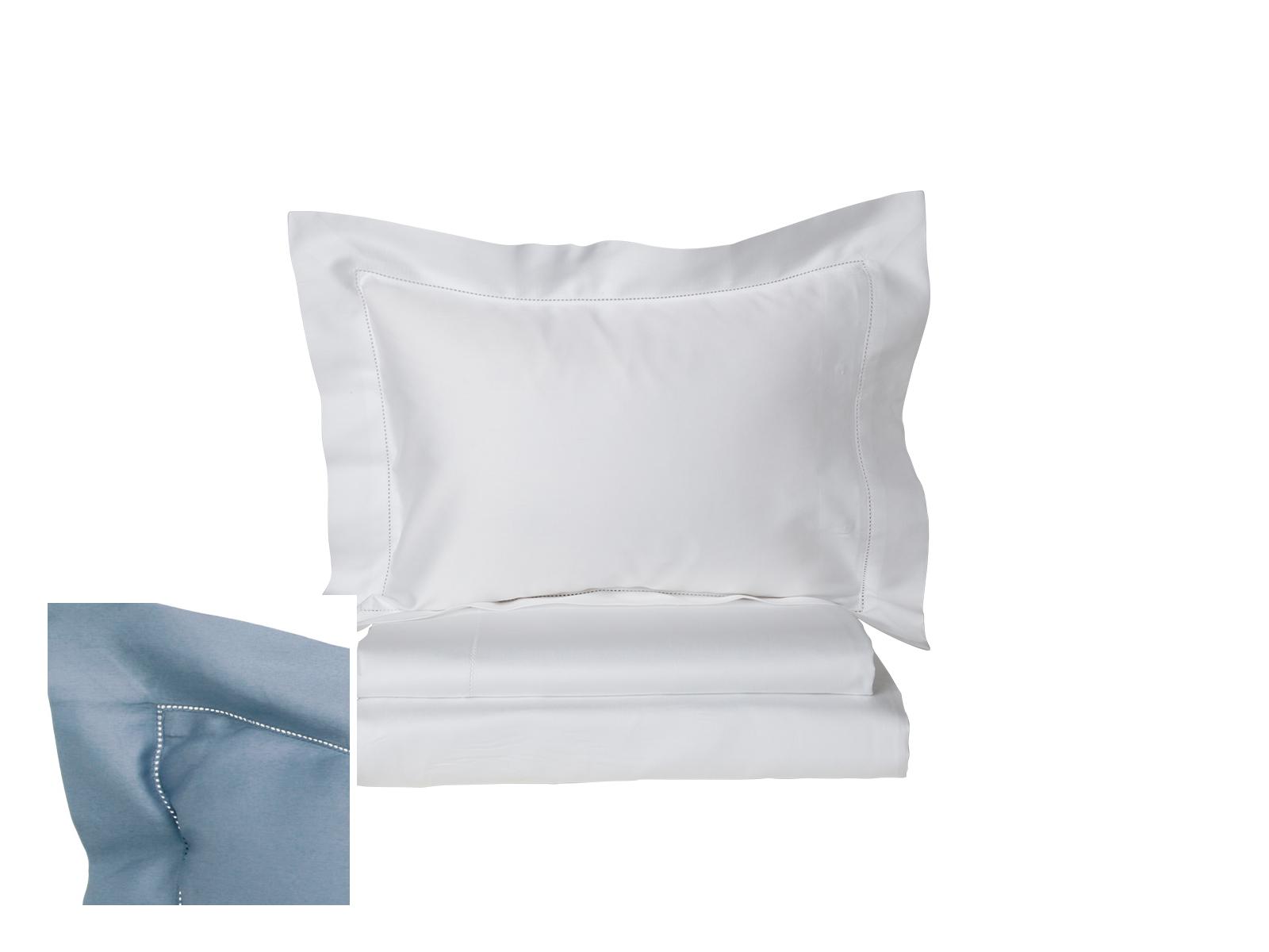 Diplomat Sheet Sets Light, Smoke Blue (King (1 Fitted, 2 Std. Shams, 1 Duvet Cover))