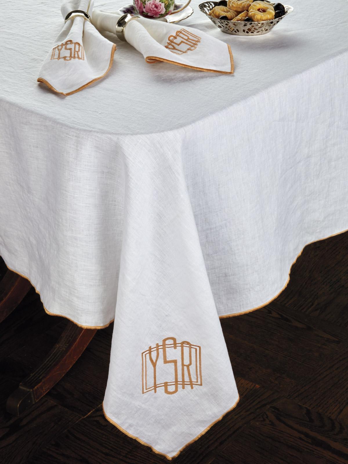 Greenpoint Tablecloths (Rectangular), Beige (70 X 144)