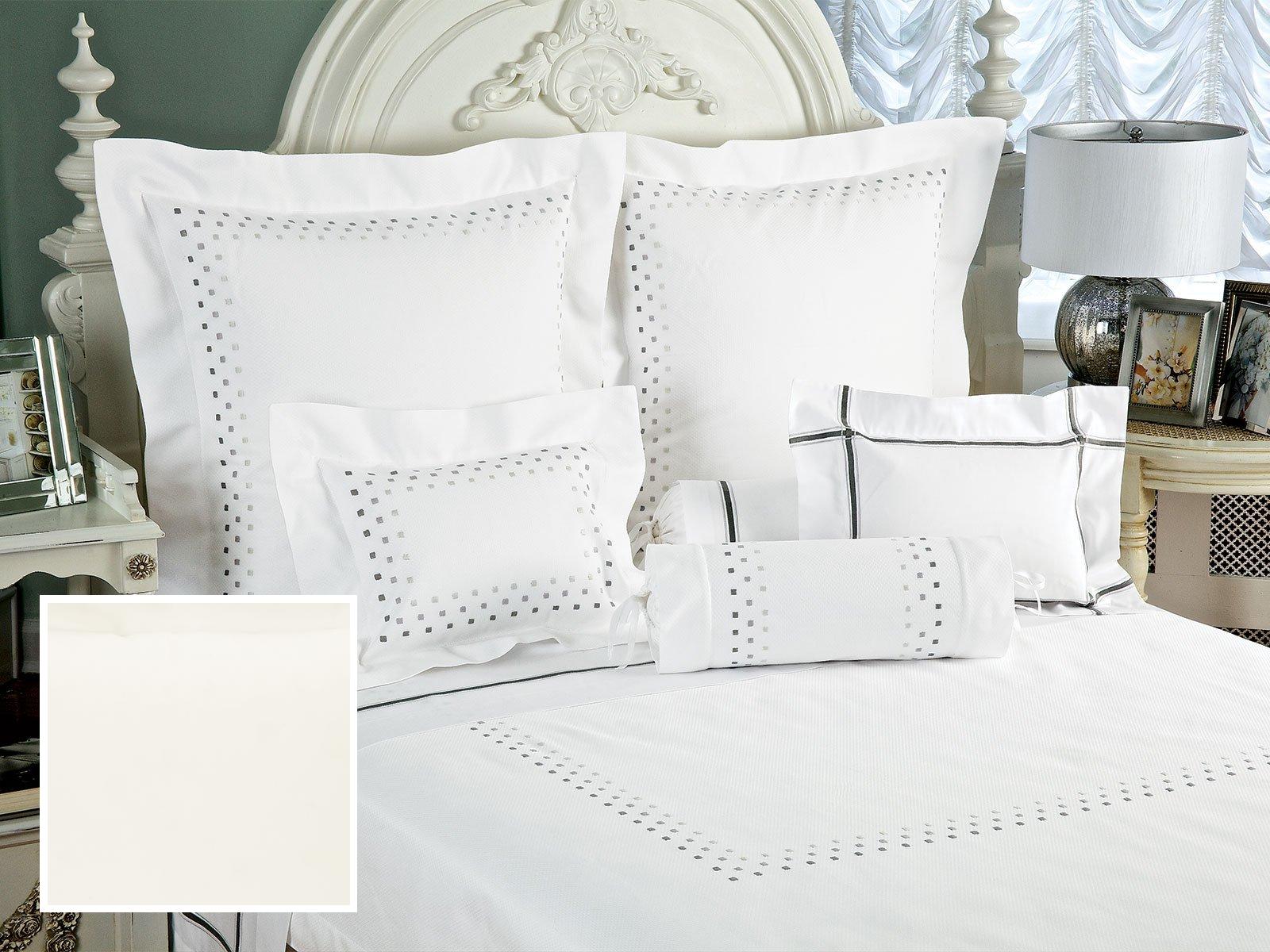 New York Fitted Sheets,Fitted Ivory Sateen (Twin )