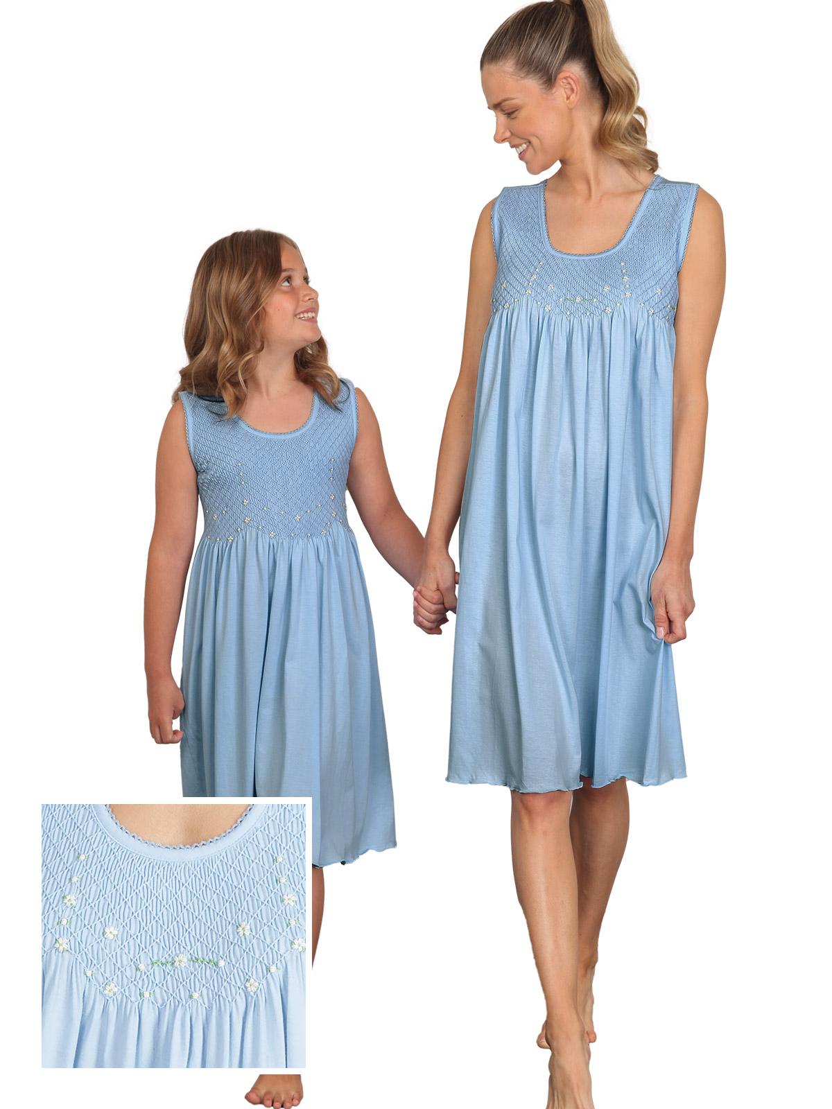 Gabriela Nightgowns, Blue (Large)