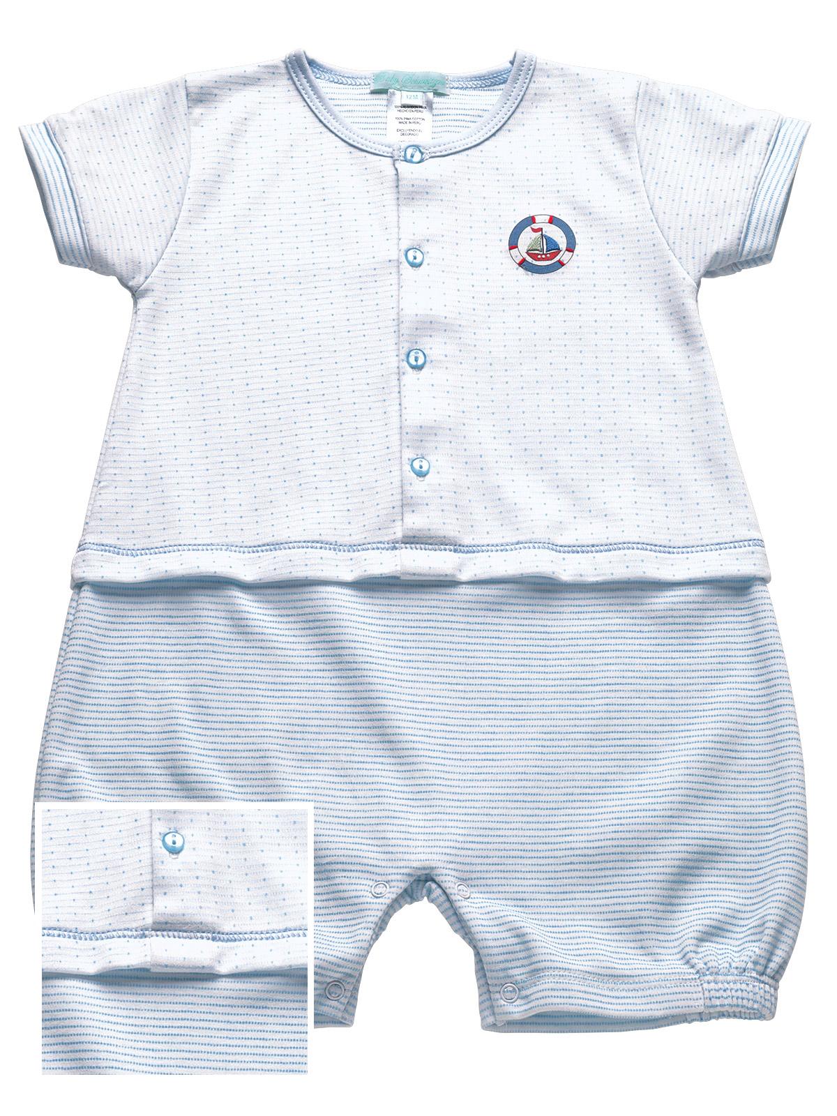 Maxwell Romper Baby Romper, Blue (18M)