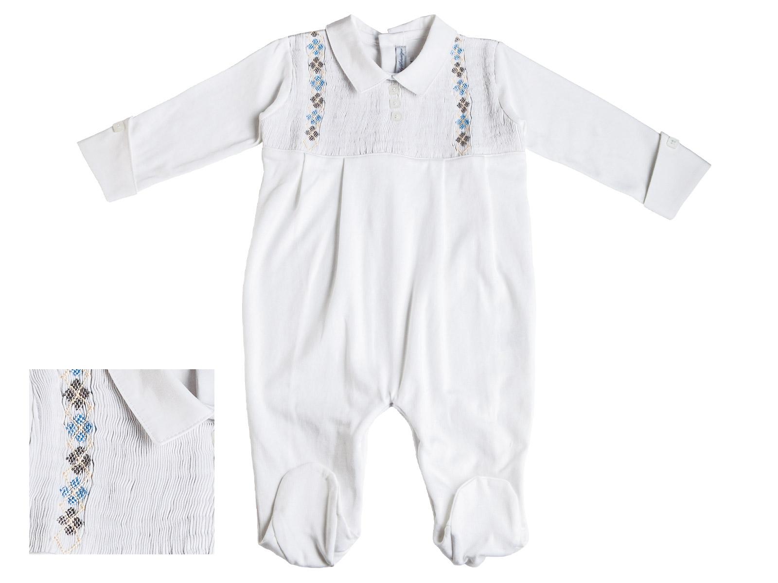 Logan Onesie Baby Onesie, White (12M)