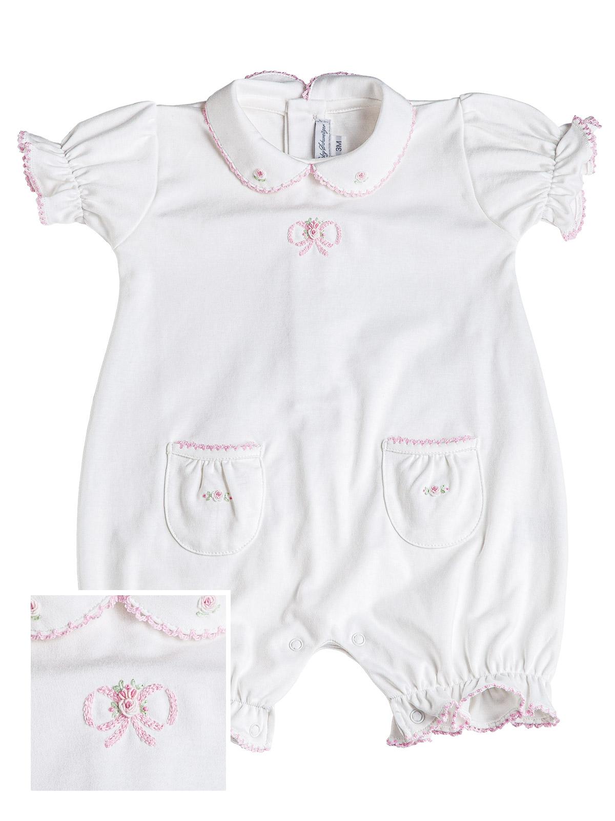 Nora Romper Baby Romper, White (6M)