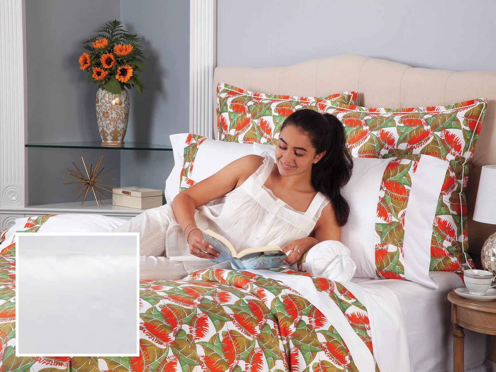 Bora Bora Fitted Sheets,Fitted White Sateen (Twin )
