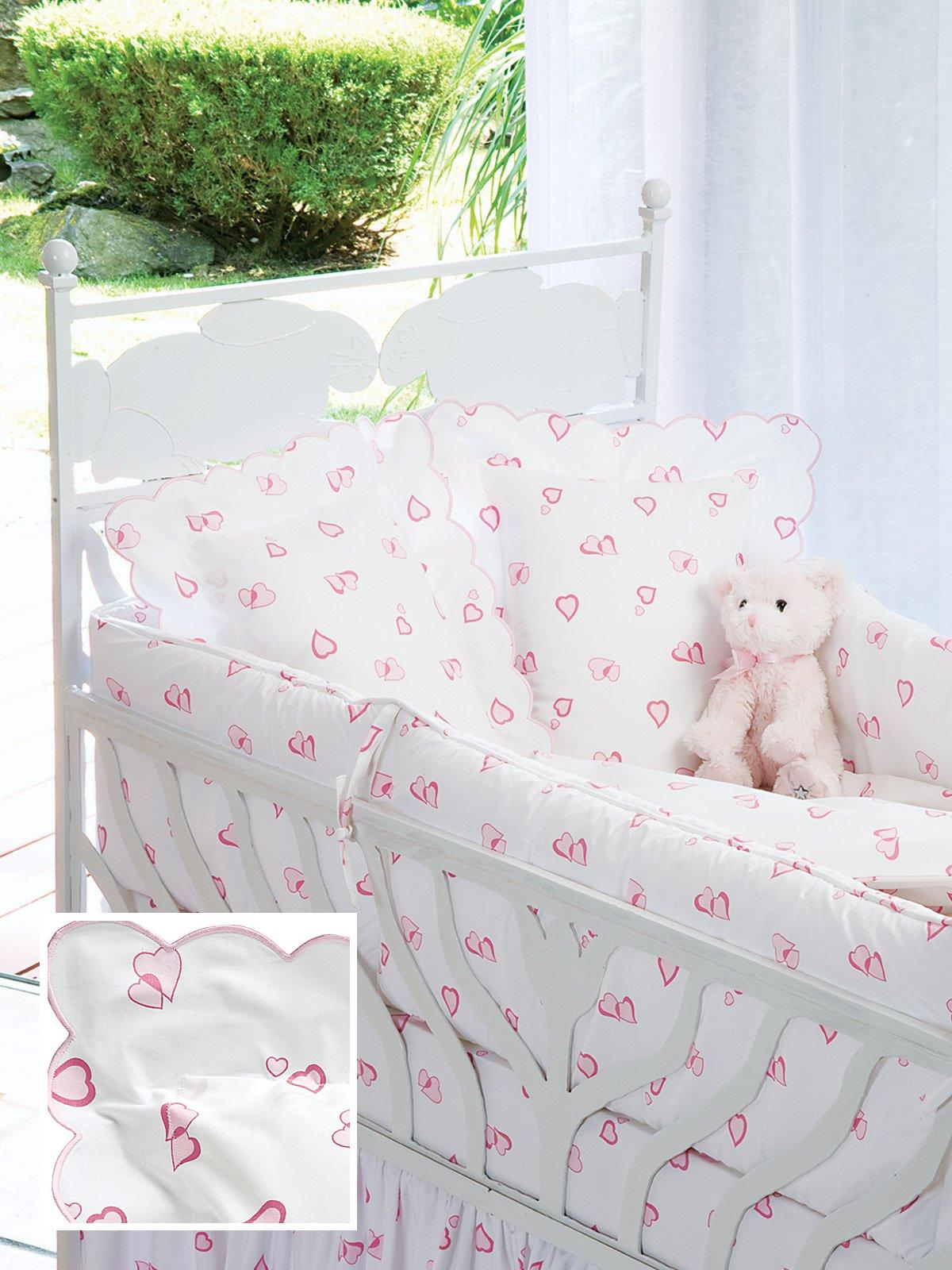 Lovable 21 Baby Crib Bedding,Pink (Neckroll )