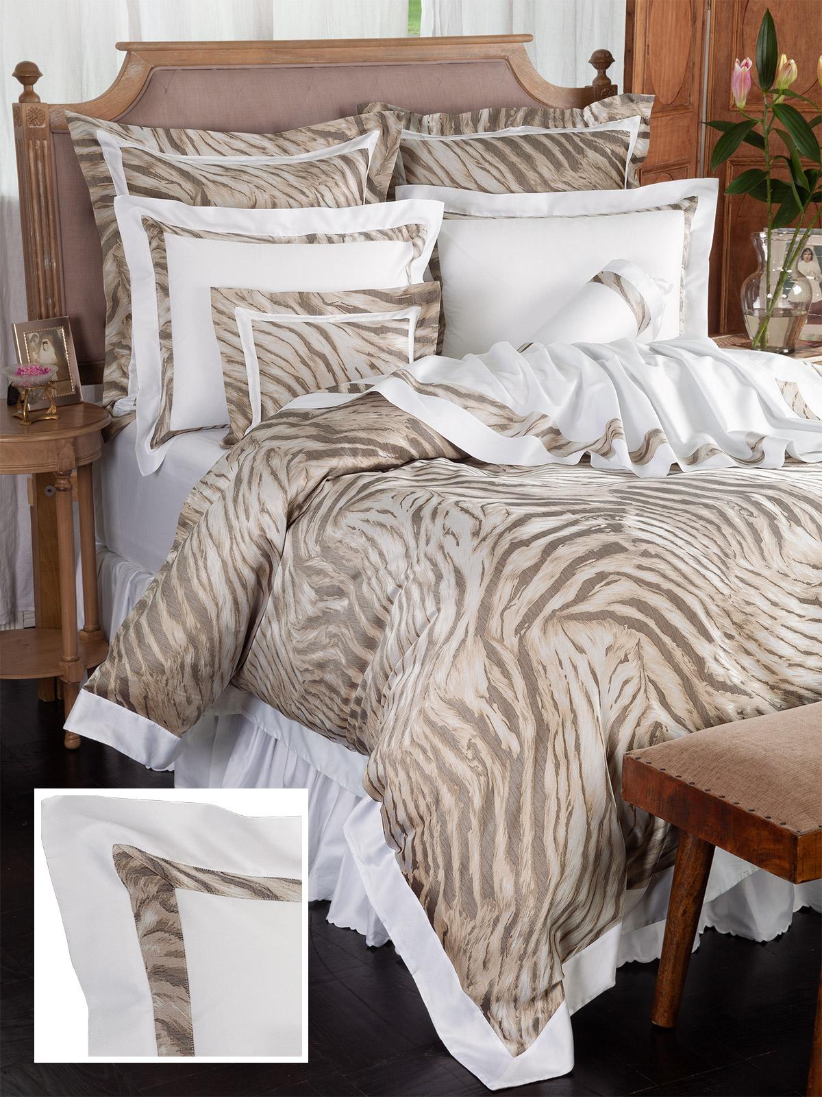 Tanzania Shams,White/Print (King )