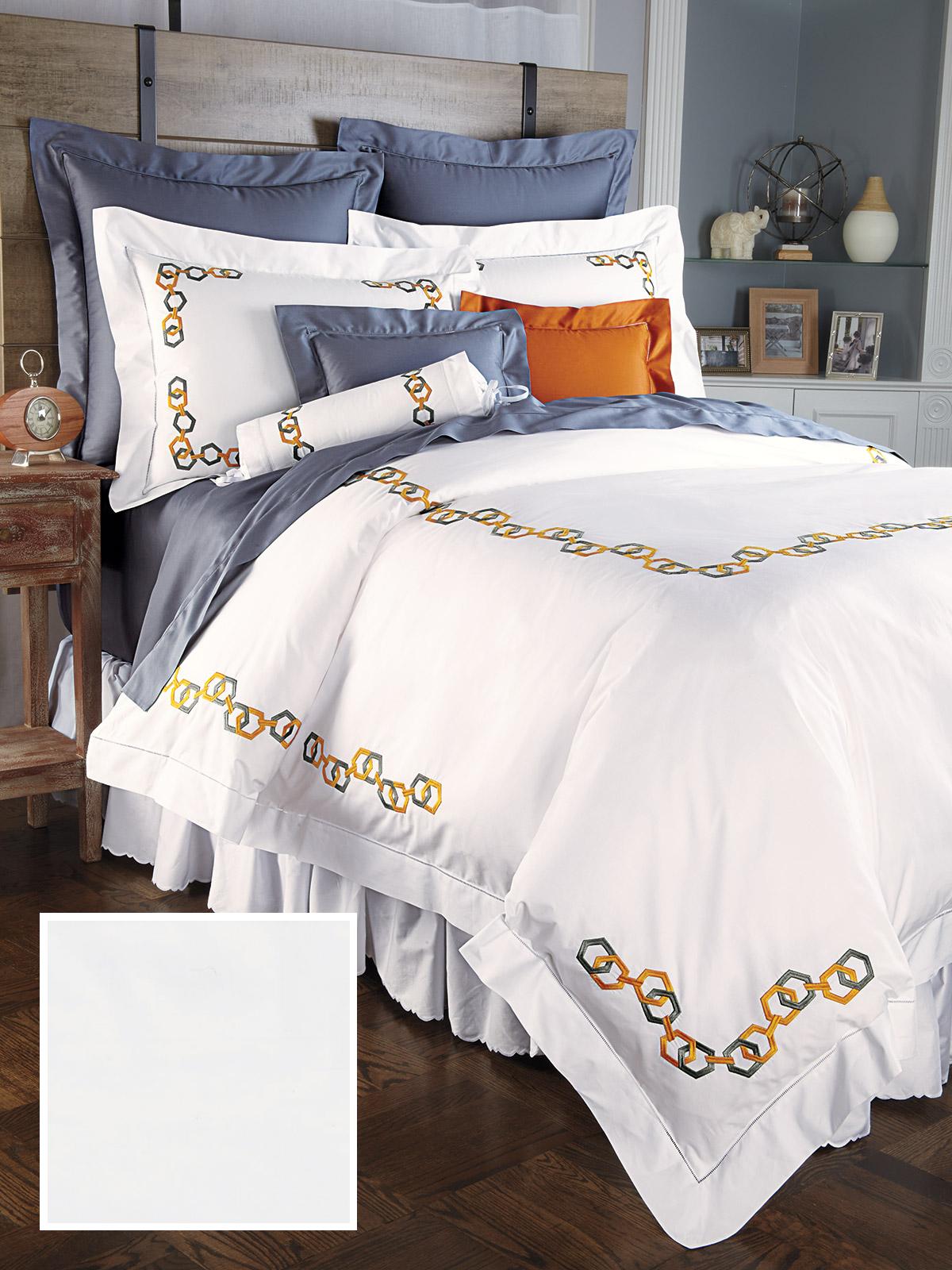 Interlink Fitted Sheets,Fitted White Percale (King )