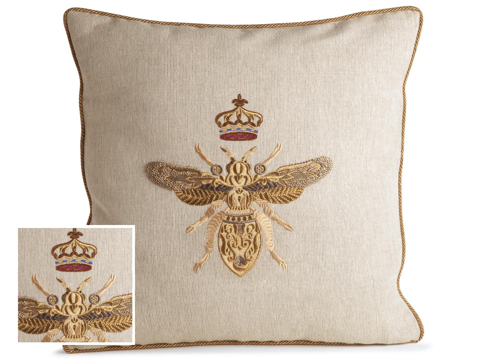 Queen Bee Decorative Pillow Decorative Pillow, Rose Gold (20" x 20")