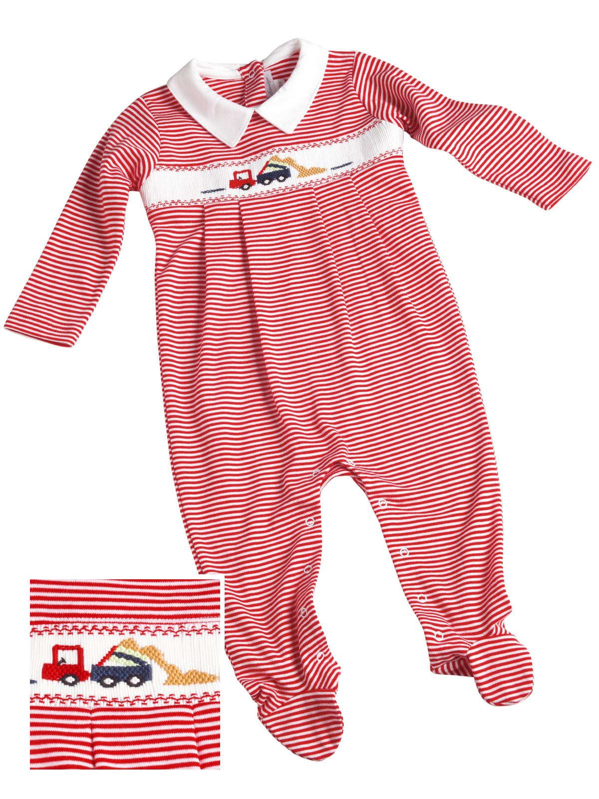 Truck Time Baby Onesie Baby Onesie, Red (3M)