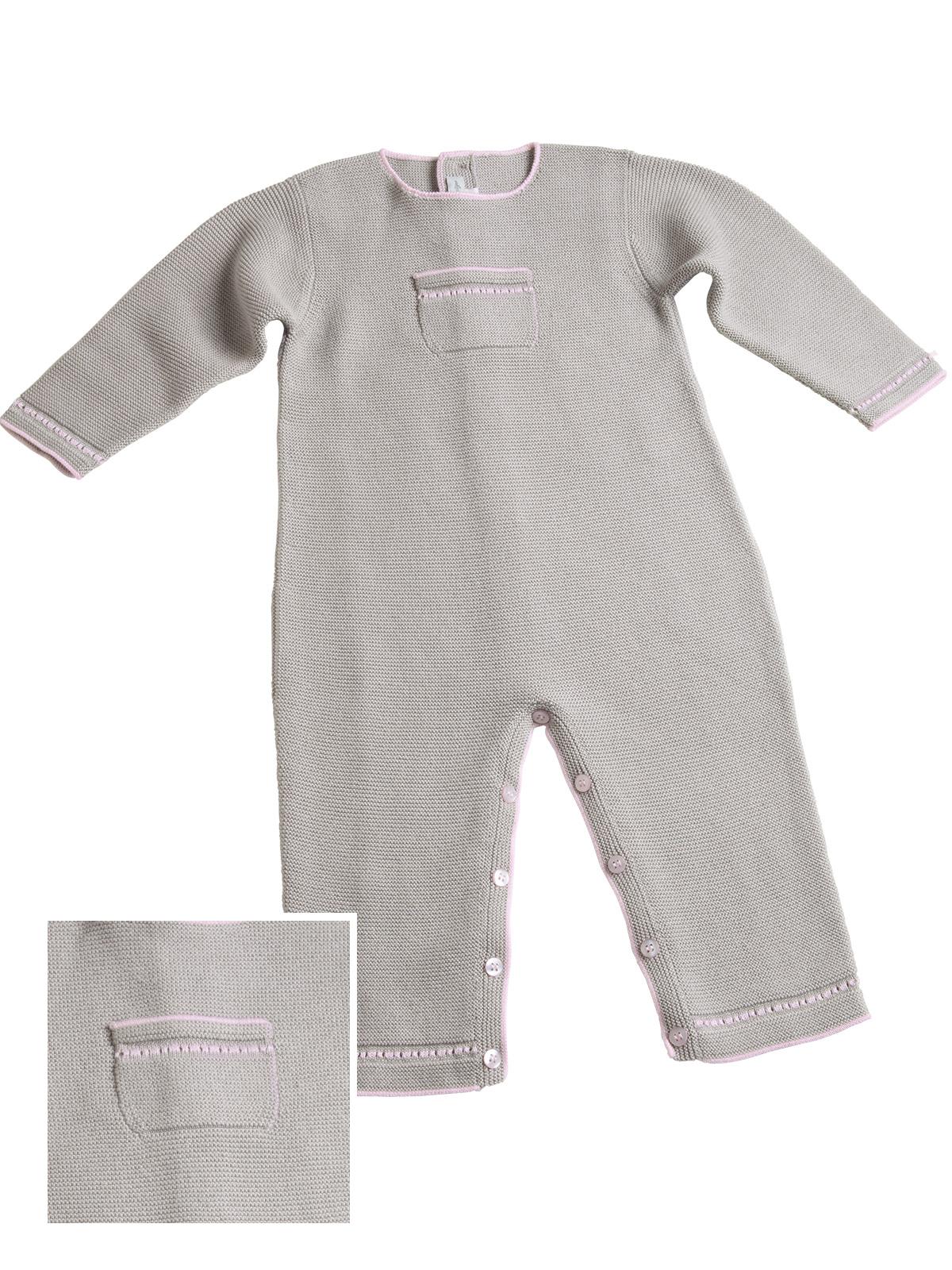 Juniper Baby Jumpsuit Baby Jumpsuit, Gray (9M)