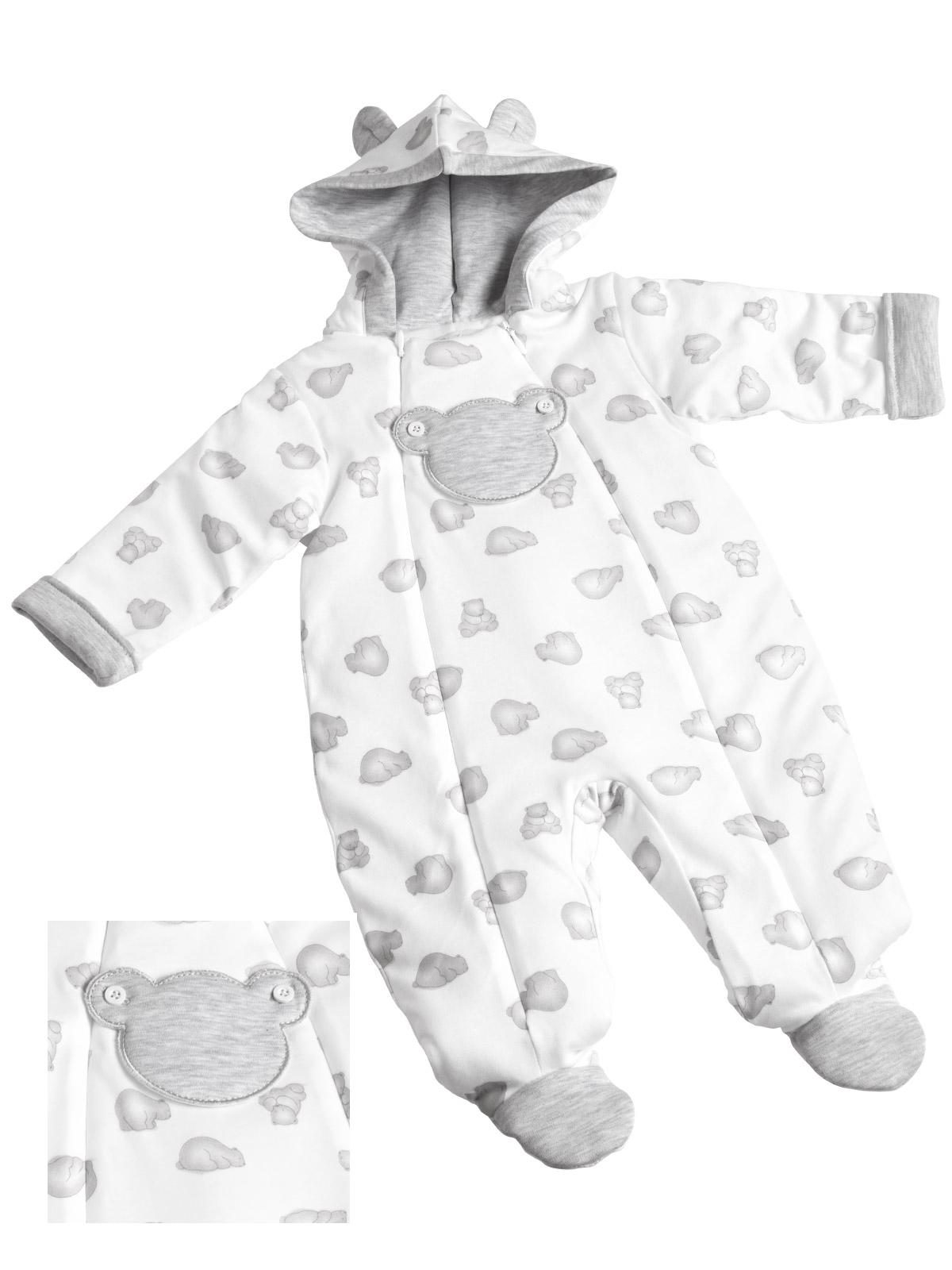 Bear Hugs Baby Onesie Baby Onesie, Gray (3M)