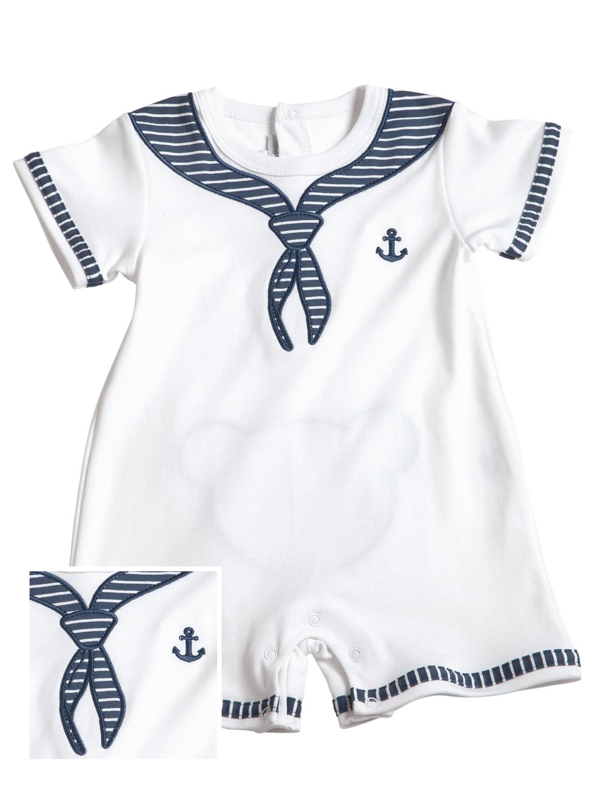 Cub Nautica Baby Romper Baby Romper, Navy (12M)