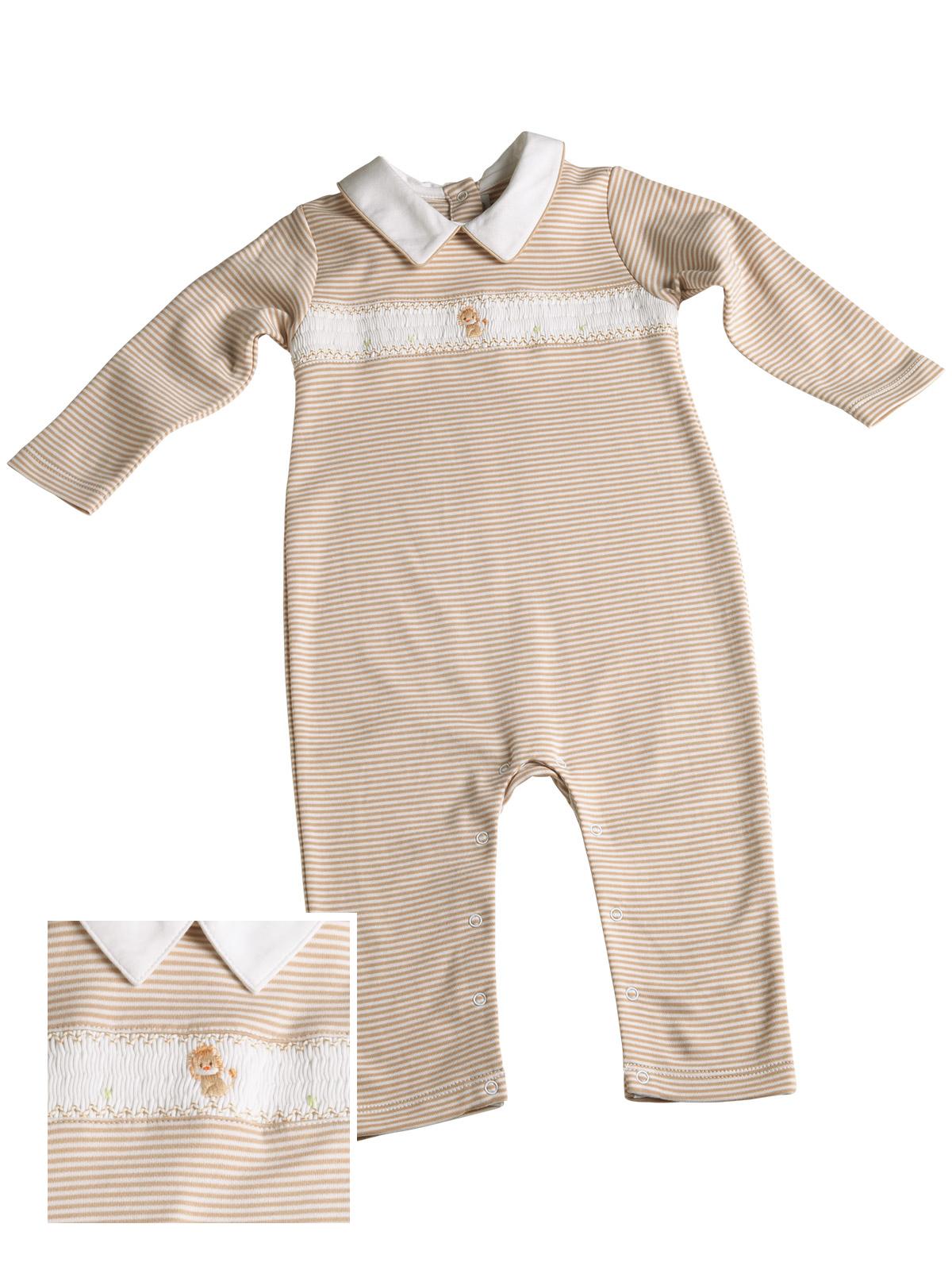 Lion Cub Baby Onesie Baby Onesie, Beige (6M)