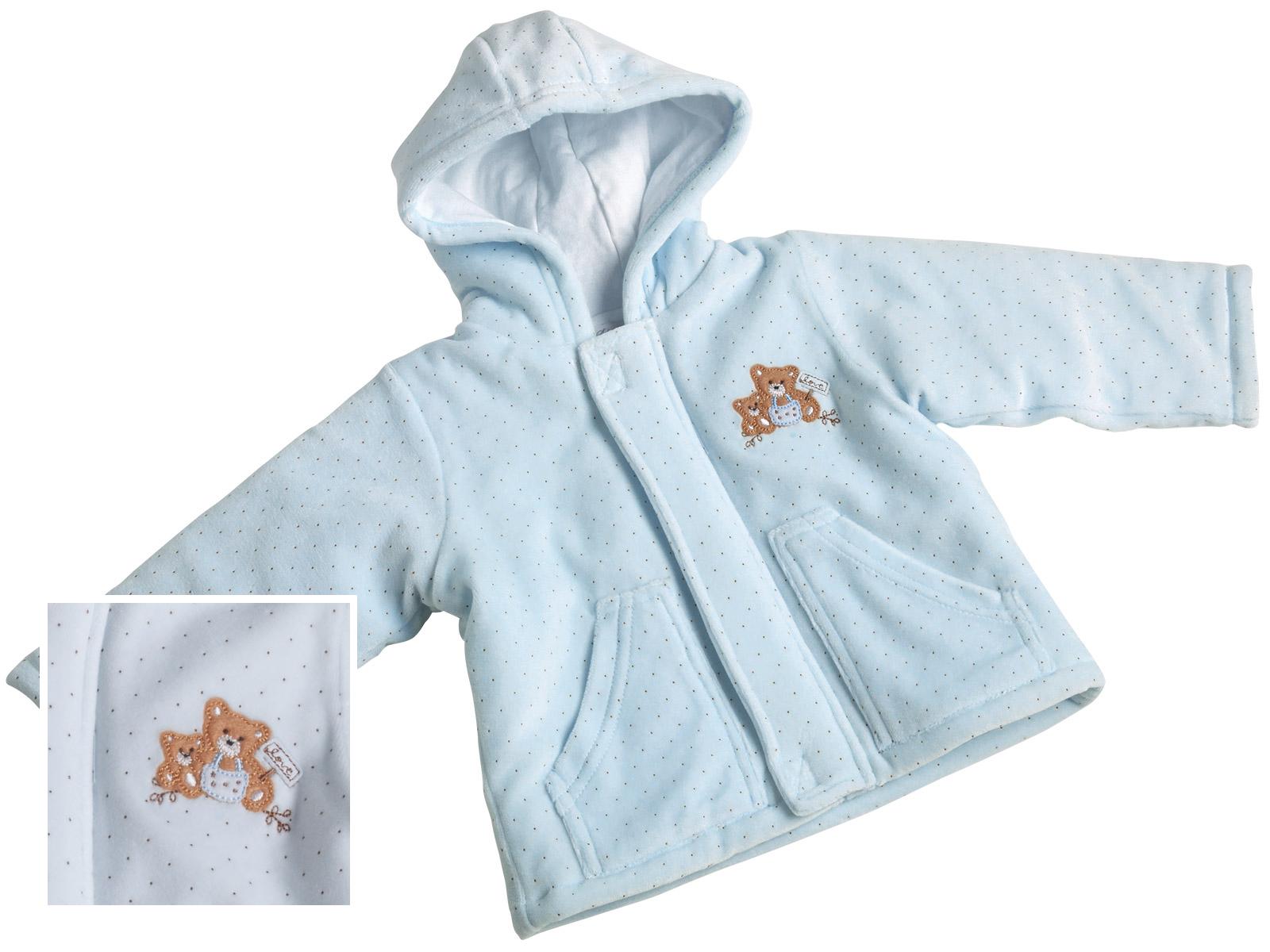 Bear Buddies Quilted Jacket Baby Quilted Jacket, Blue (18M)