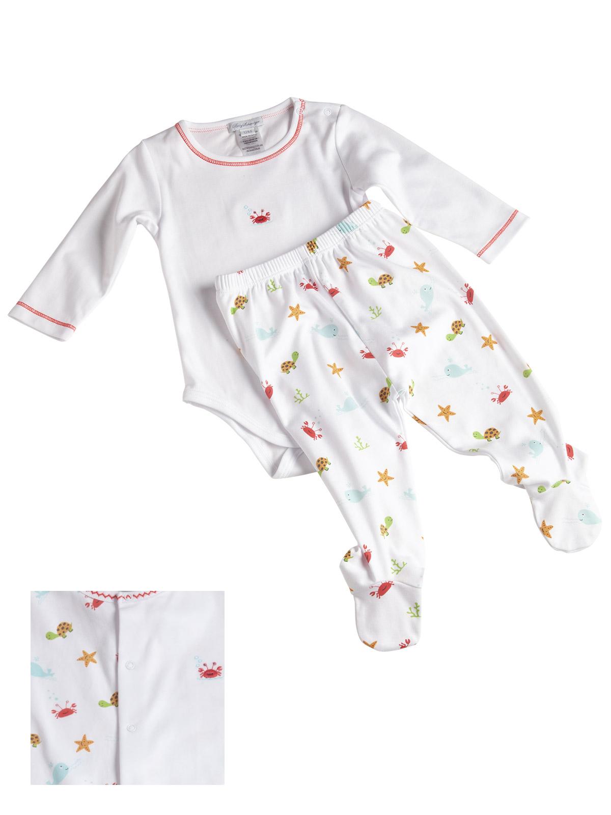 Maritime Baby Bodysuit Set Bodysuit &amp; Pants, Multicolor (12M)