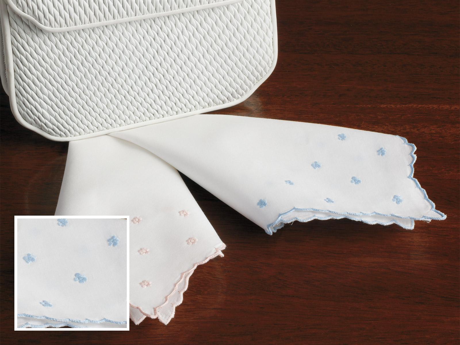 Maryann Ladies Handkerchief Ladies Handkerchiefs Blue Ladies Set of 3