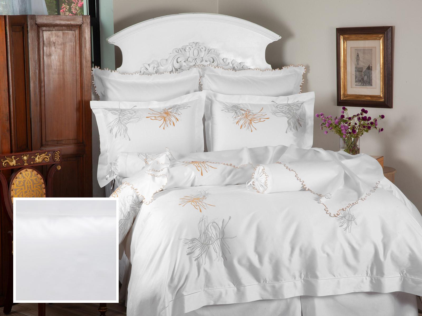 Prestige Fitted Sheets,Fitted White Sateen (Twin )
