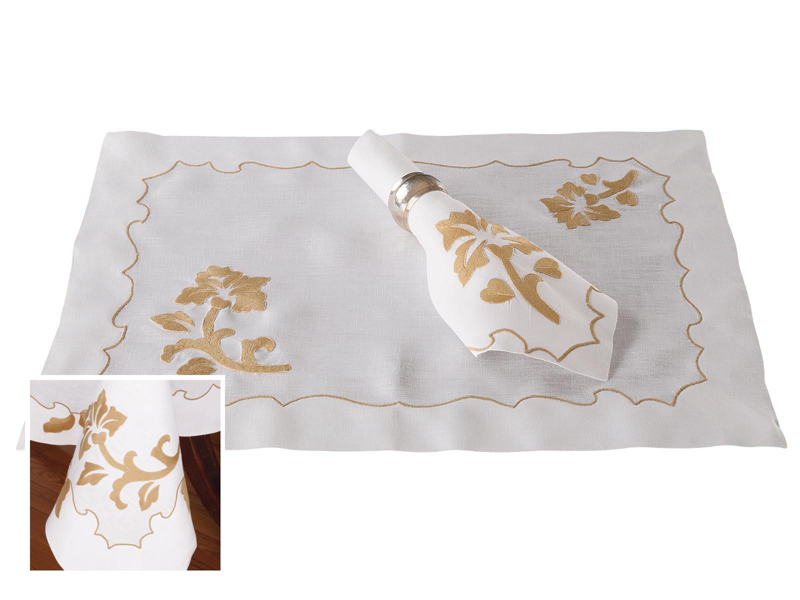 Panache Tablecloths, Gold (54 Square)