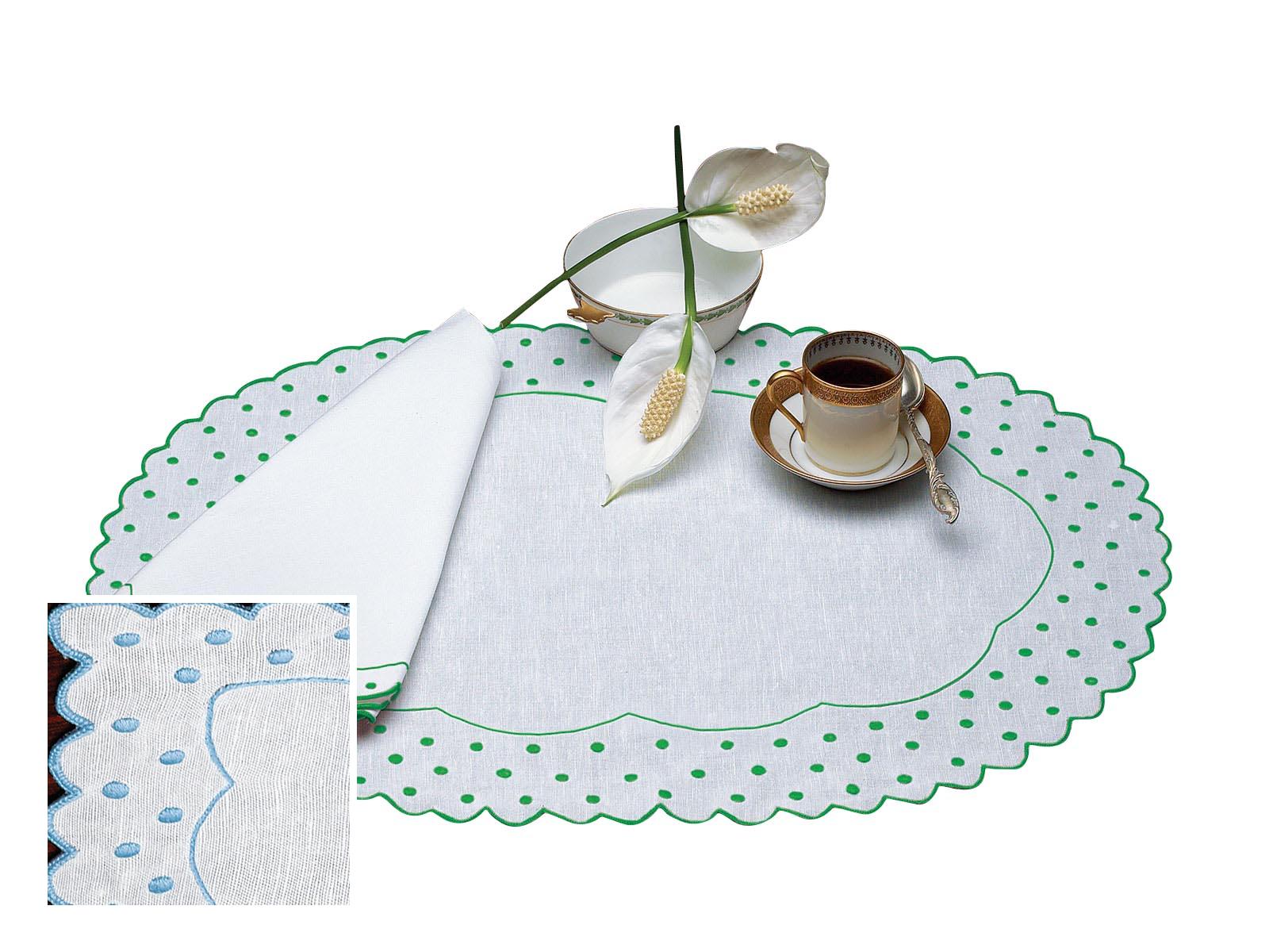 Cassandra Cocktail Napkins, Blue (Set Of 6)